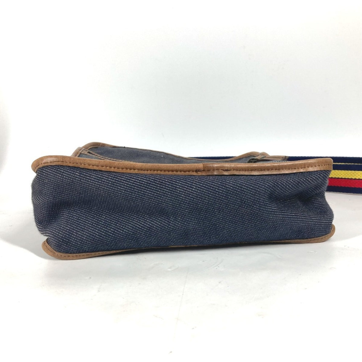 Fendi Blue Denim Pochette Shoulder Bag (Pre-Owned)
