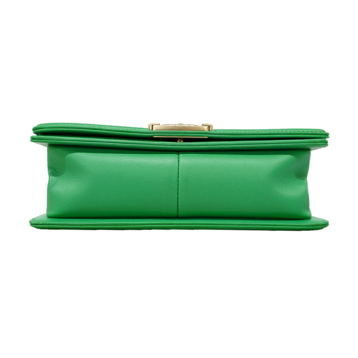 Chanel Green Leather Shoulder Bag (Pre-Owned)