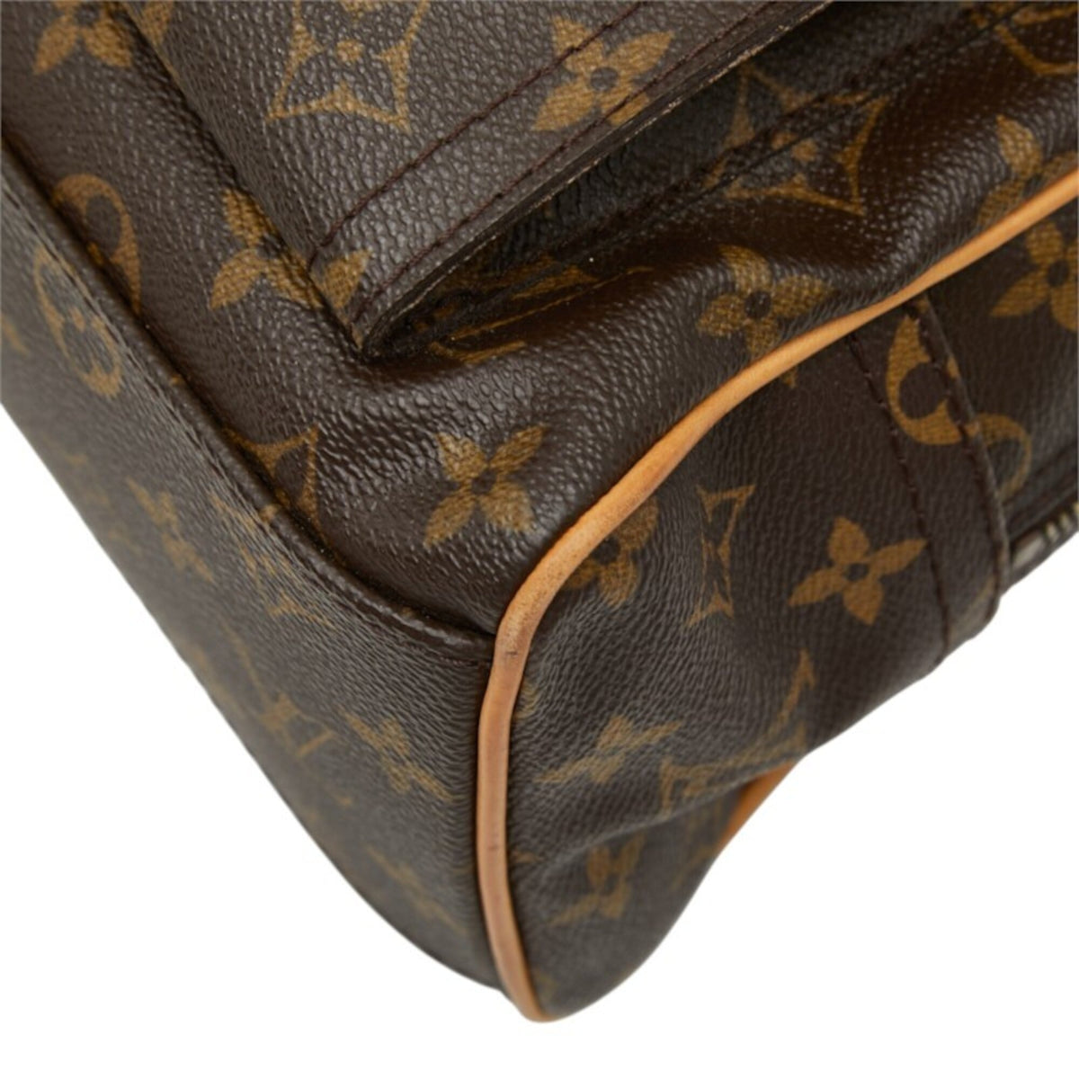 Louis Vuitton Monogram Brown Pvc Leather Handbag (Pre-Owned)