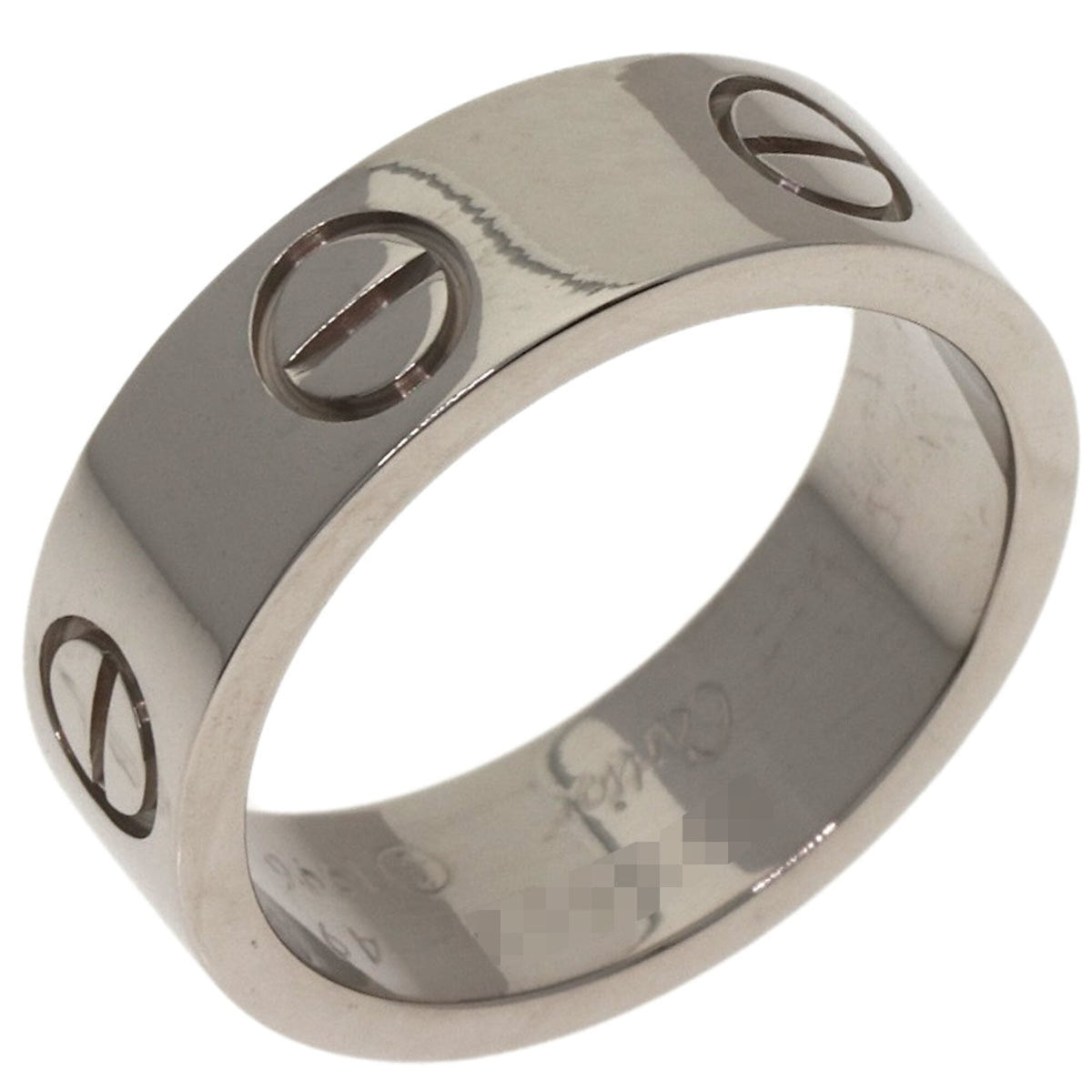 Cartier Love White Gold (18K) Band Ring (Pre-Owned)
