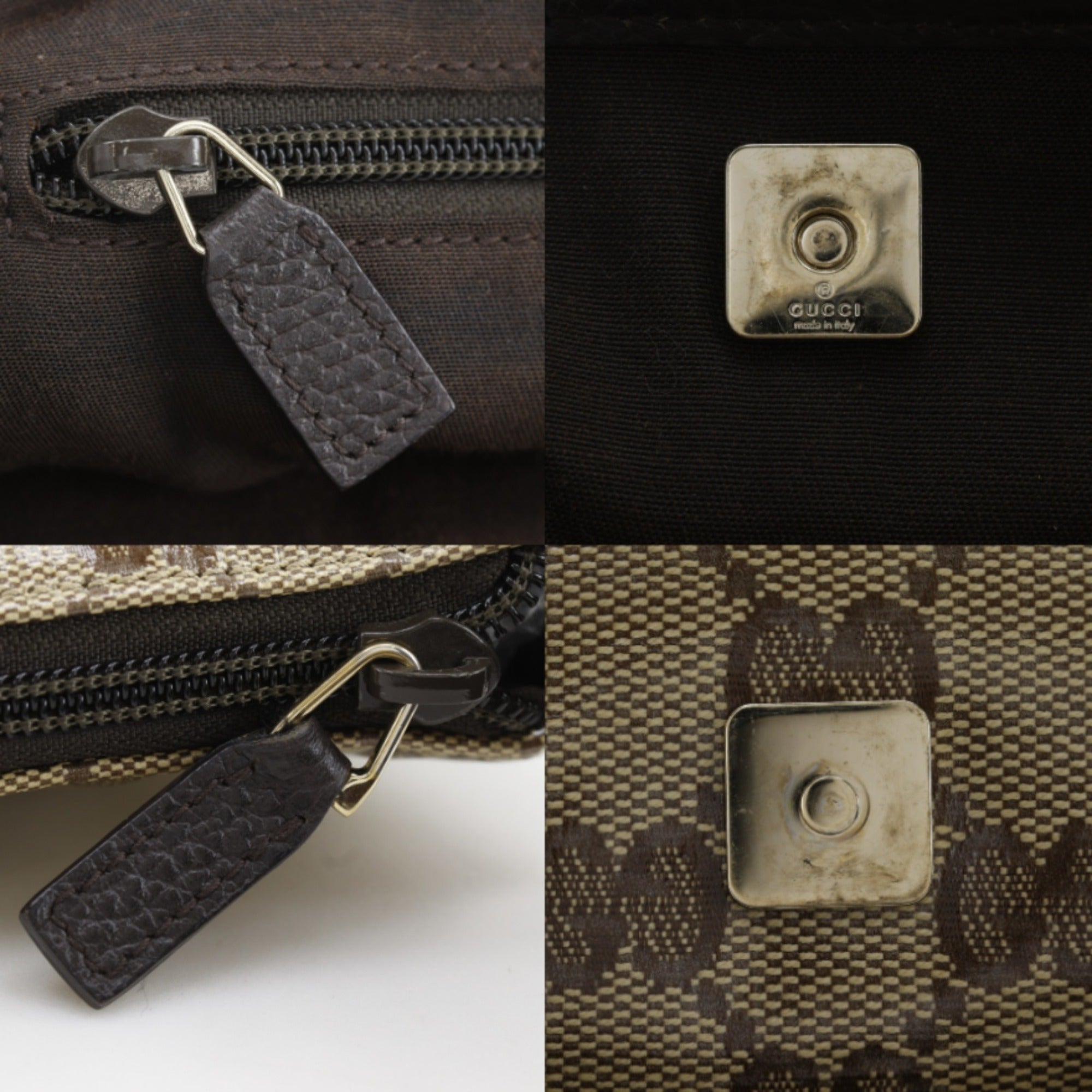 Gucci Gg Crystal Brown Gg Crystal Shoulder Bag (Pre-Owned)
