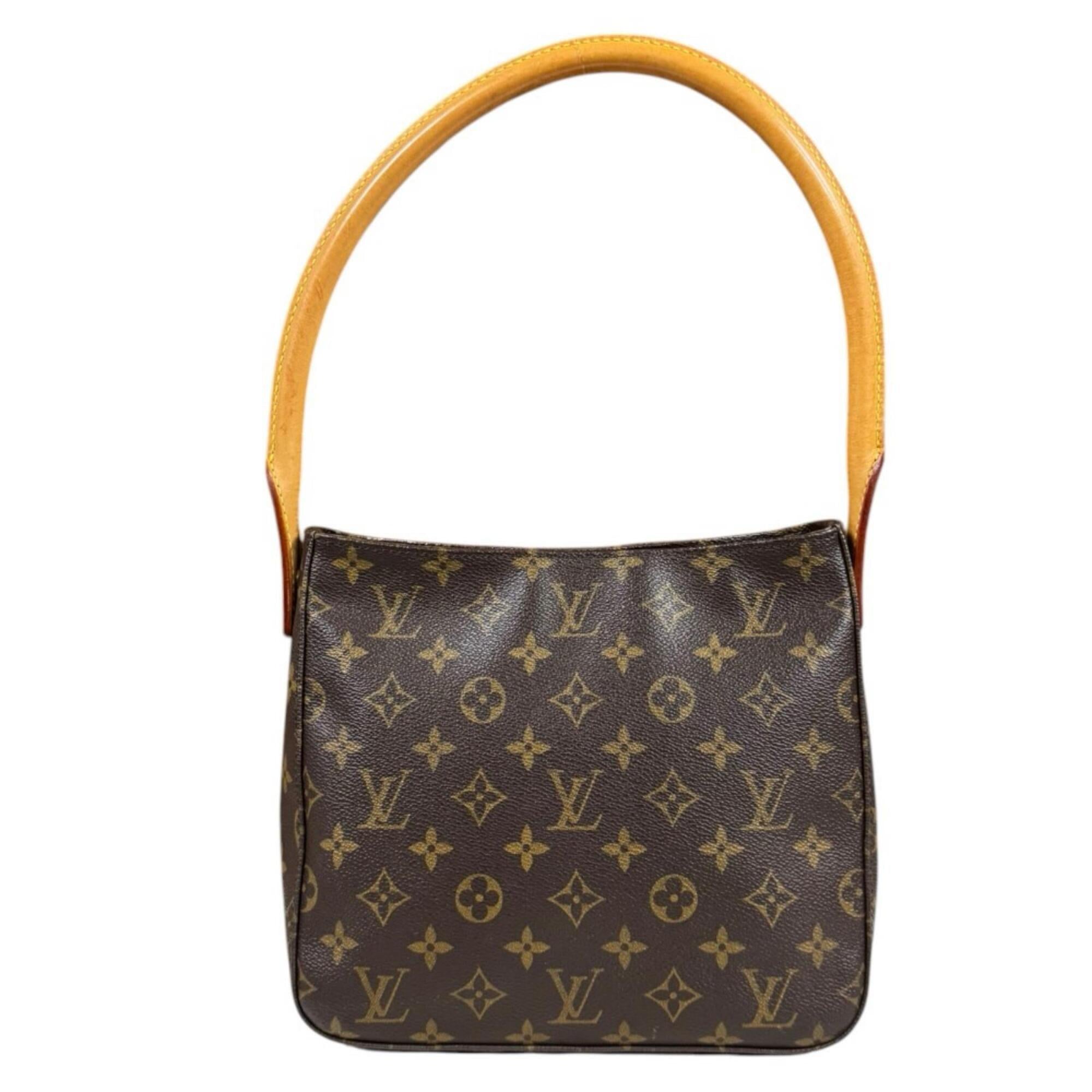 Louis Vuitton Brown Monogram Canvas Shoulder Bag (Pre-Owned)