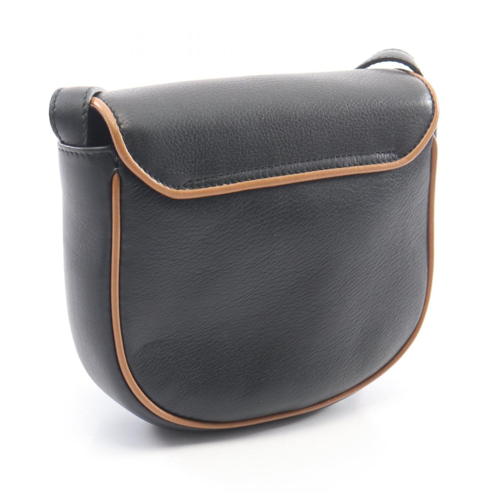 Celine Black Leather Handbag Shoulder Bag (Pre-Owned)