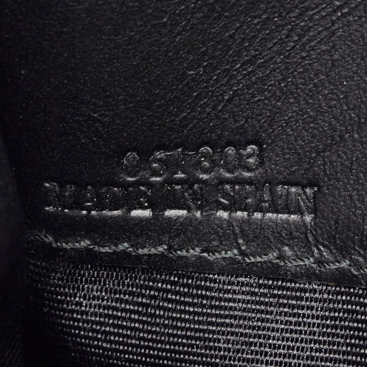 Loewe Black Leather Long Wallet (Bi-Fold) (Pre-Owned)