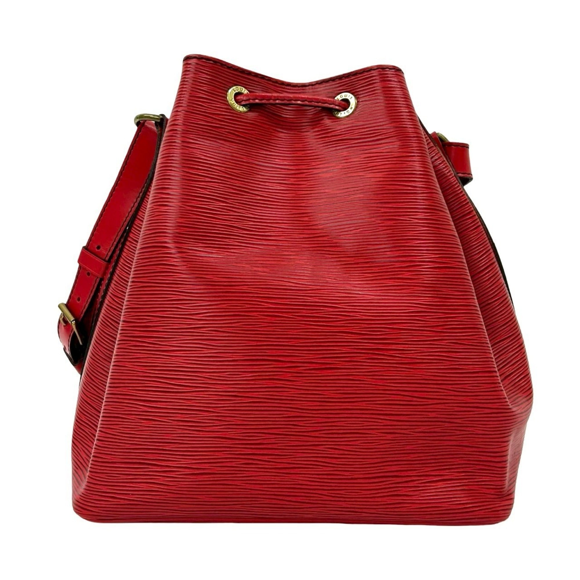 Louis Vuitton Red Color Epi Leather Shoulder Bag Tote Bag (Pre-Owned)