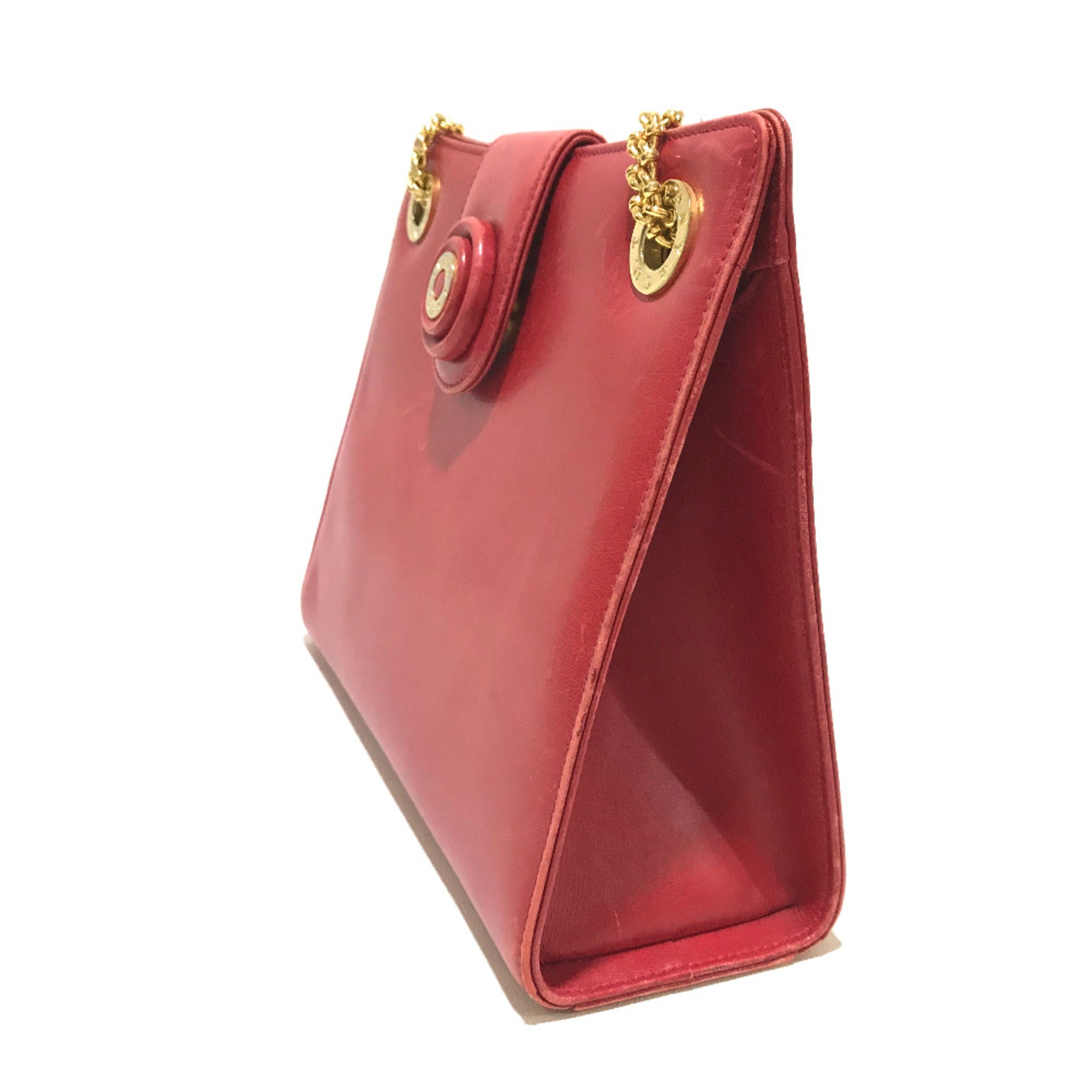 Tiffany Red Leather Shoulder Bag (Pre-Owned)