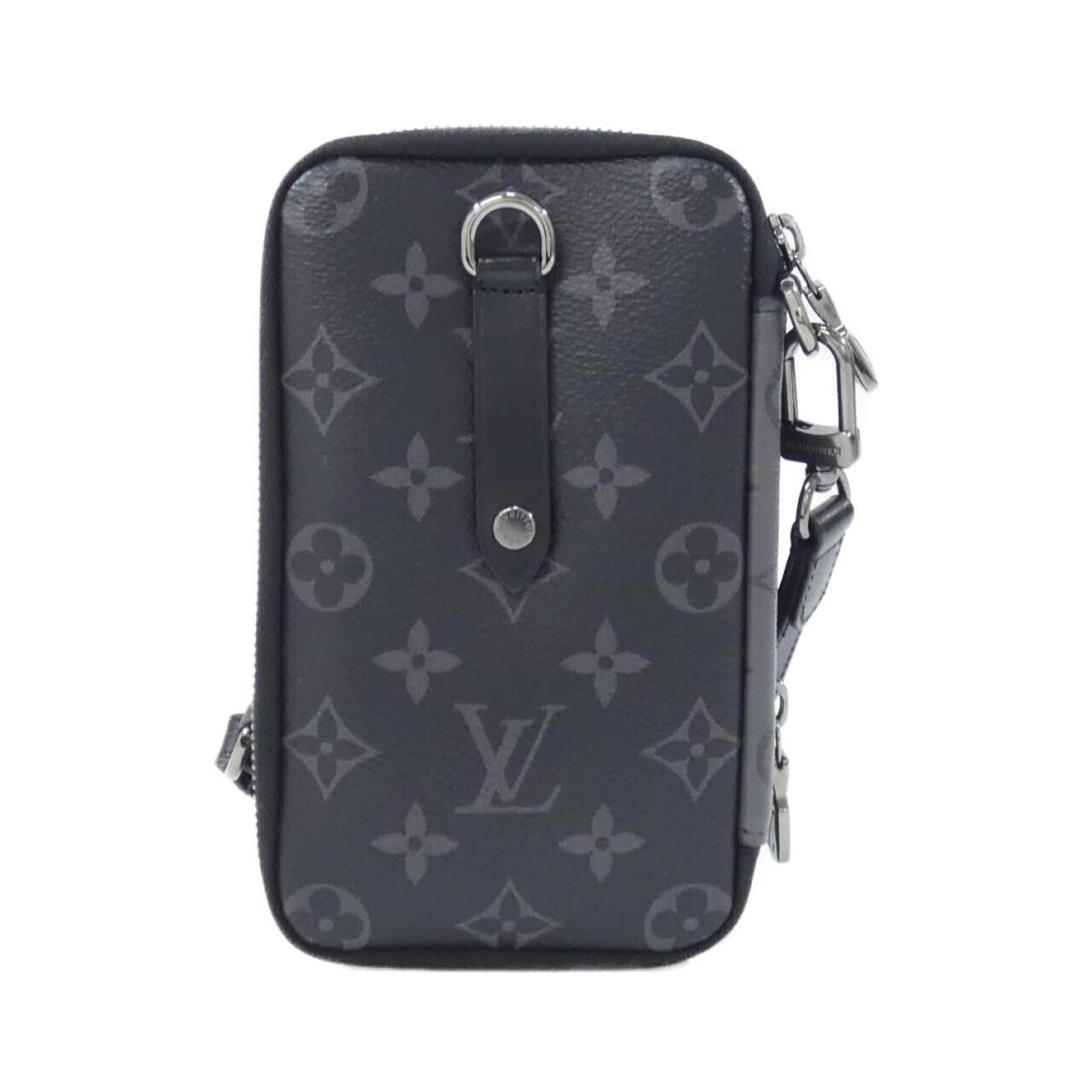 Louis Vuitton Monogram Eclipse Black Gris Coated Canvas Shoulder Bag (Pre-Owned)