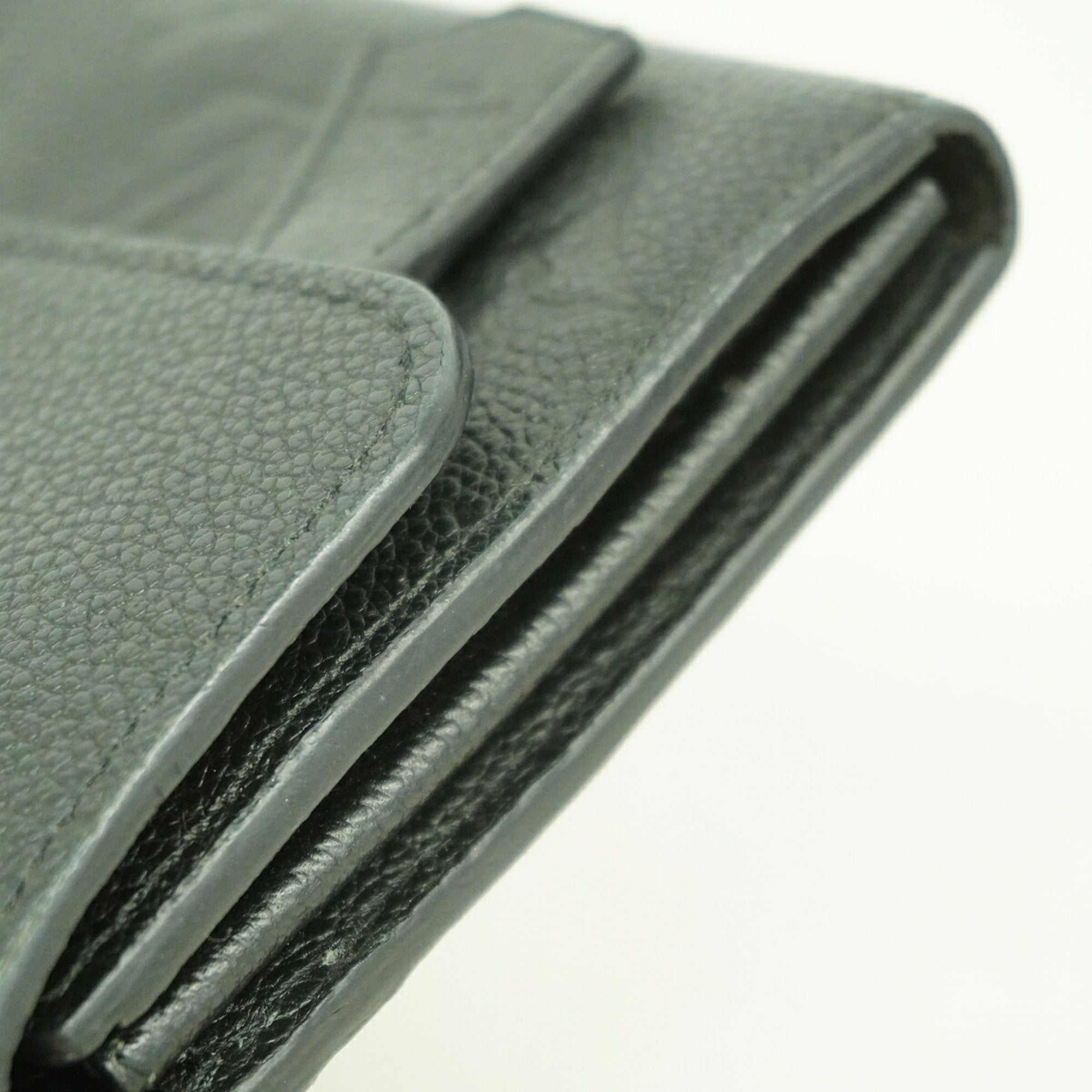 Louis Vuitton Noir Long Wallet (Bi-Fold) (Pre-Owned)