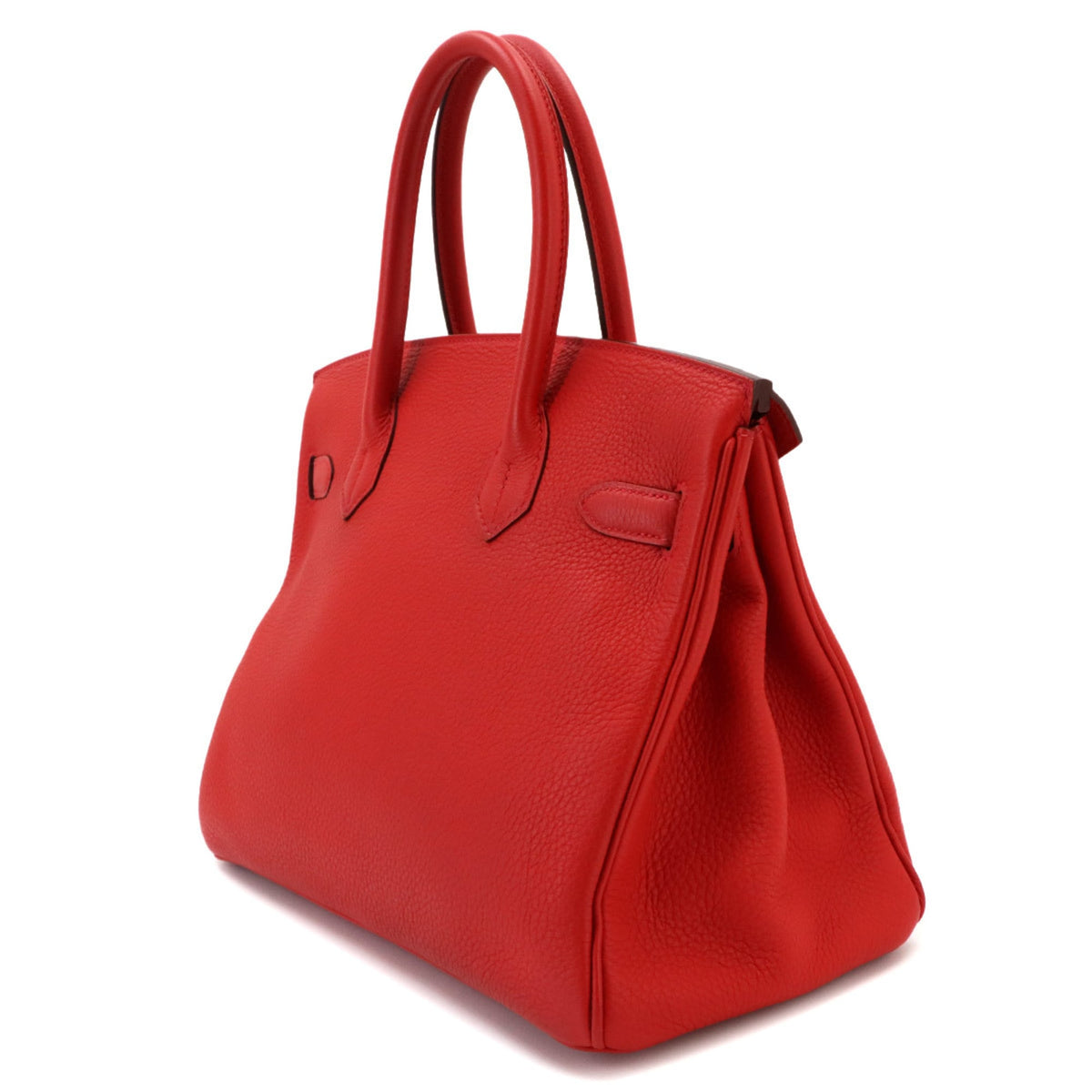 Hermes Red Color Togo Leather Handbag (Pre-Owned)