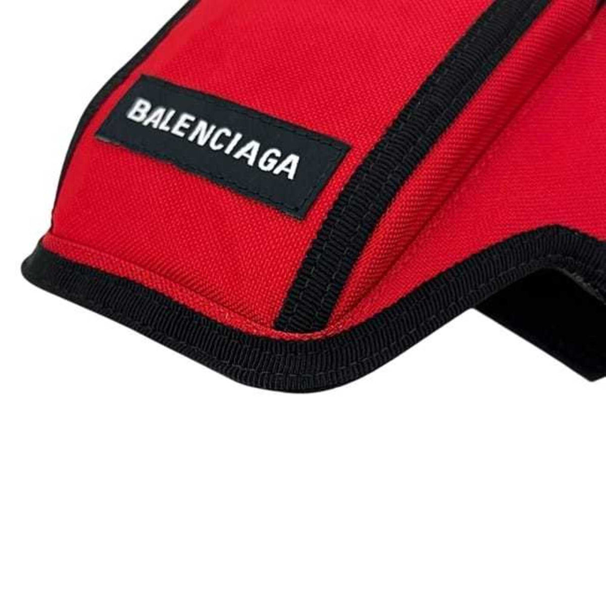 Balenciaga Red Color Canvas Pouch (Pre-Owned)