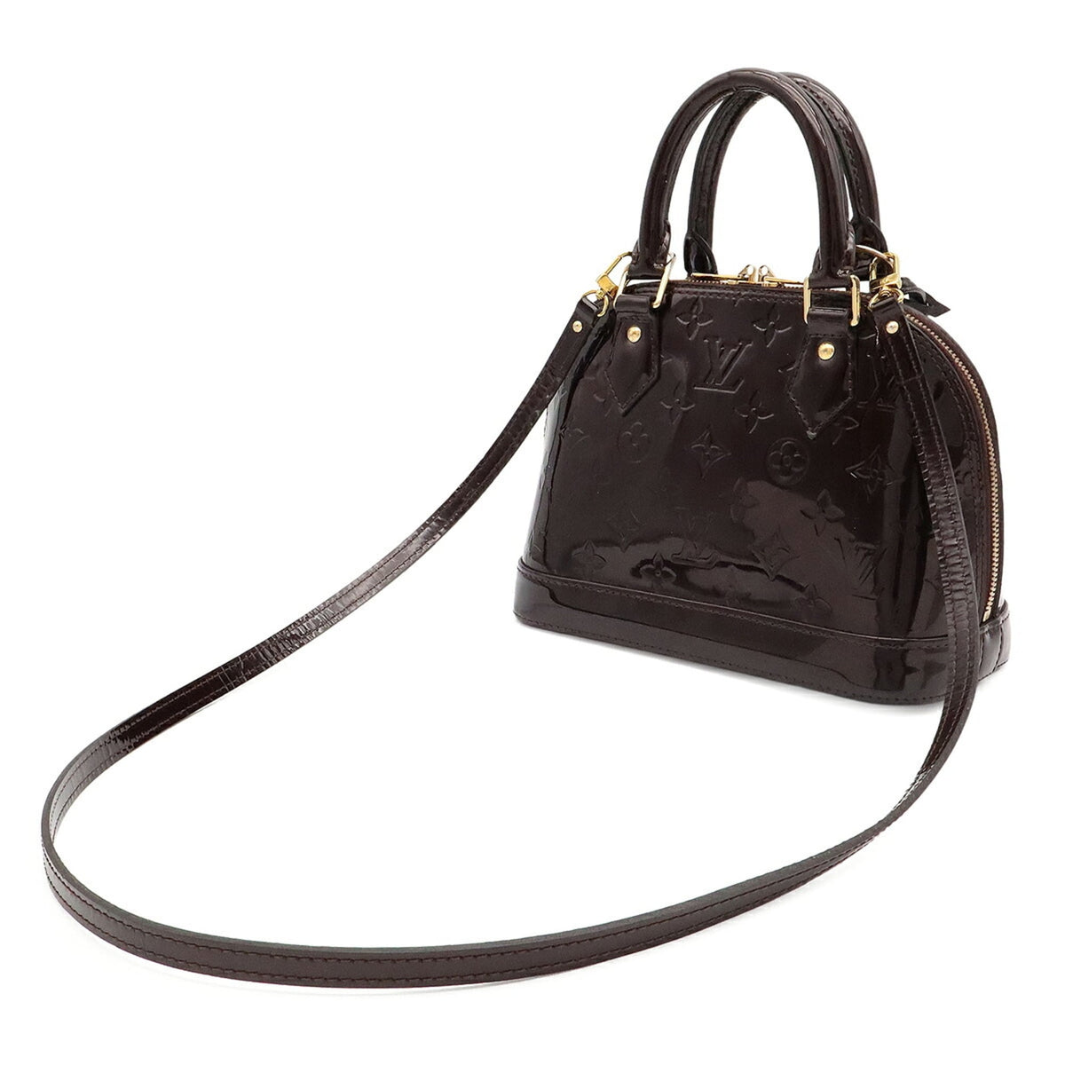 Louis Vuitton Amarante Monogram Vernis Handbag Shoulder Bag (Pre-Owned)