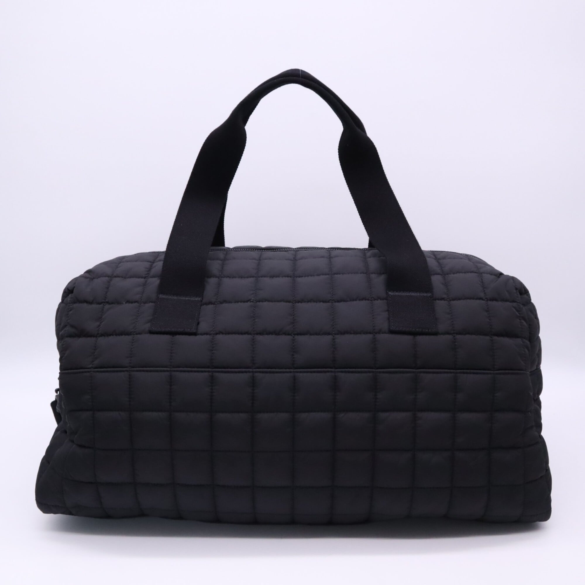Yves Saint Laurent Black Nylon Boston Bag Handbag (Pre-Owned)
