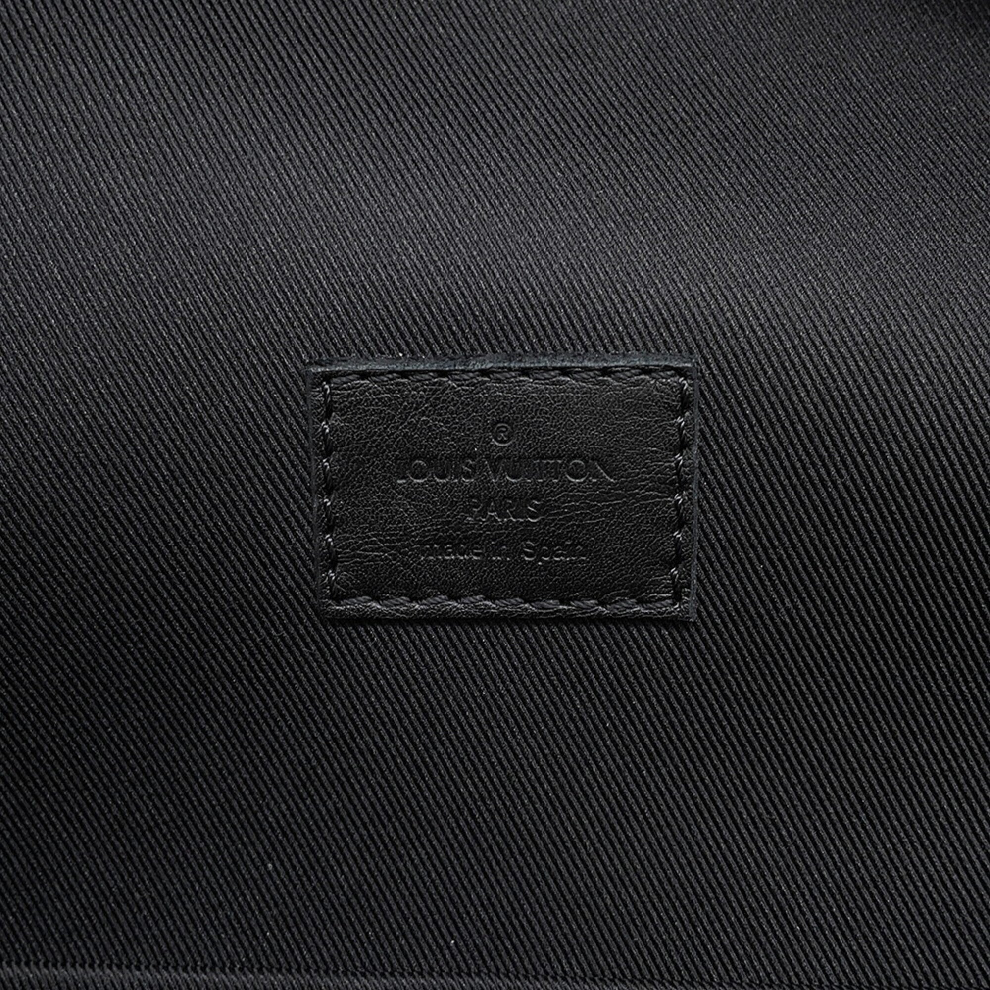 Louis Vuitton Black Monogram Noir Monogram Shadow Handbag Sling Bag (Pre-Owned)