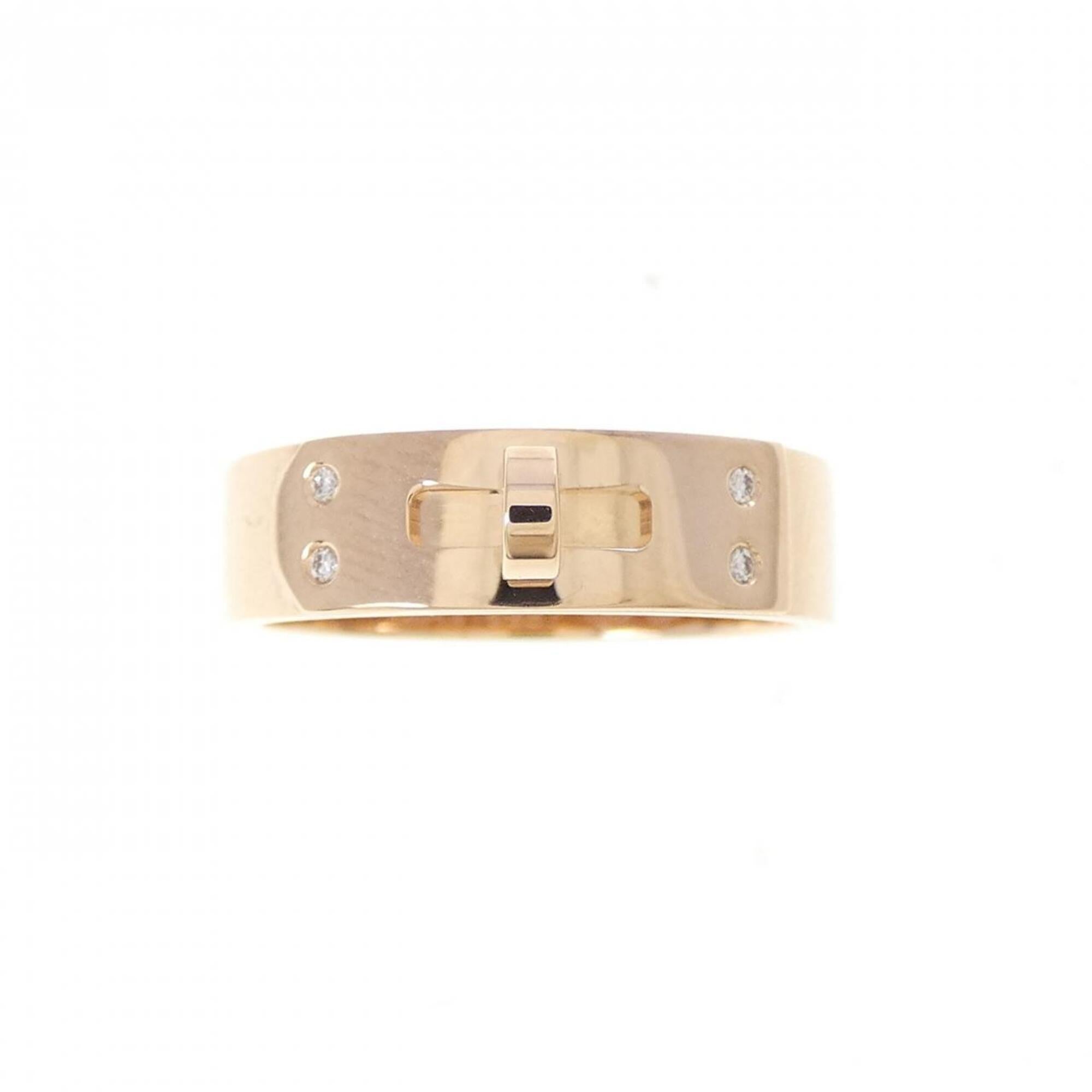 Hermes Pink Gold Pink Gold (18K) Band Ring (Pre-Owned)