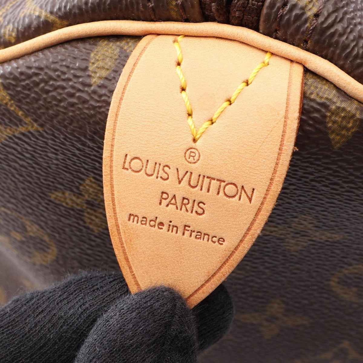 Louis Vuitton Brown Coated Canvas Pvc Monogram Leather Boston Bag Handbag (Pre-Owned)