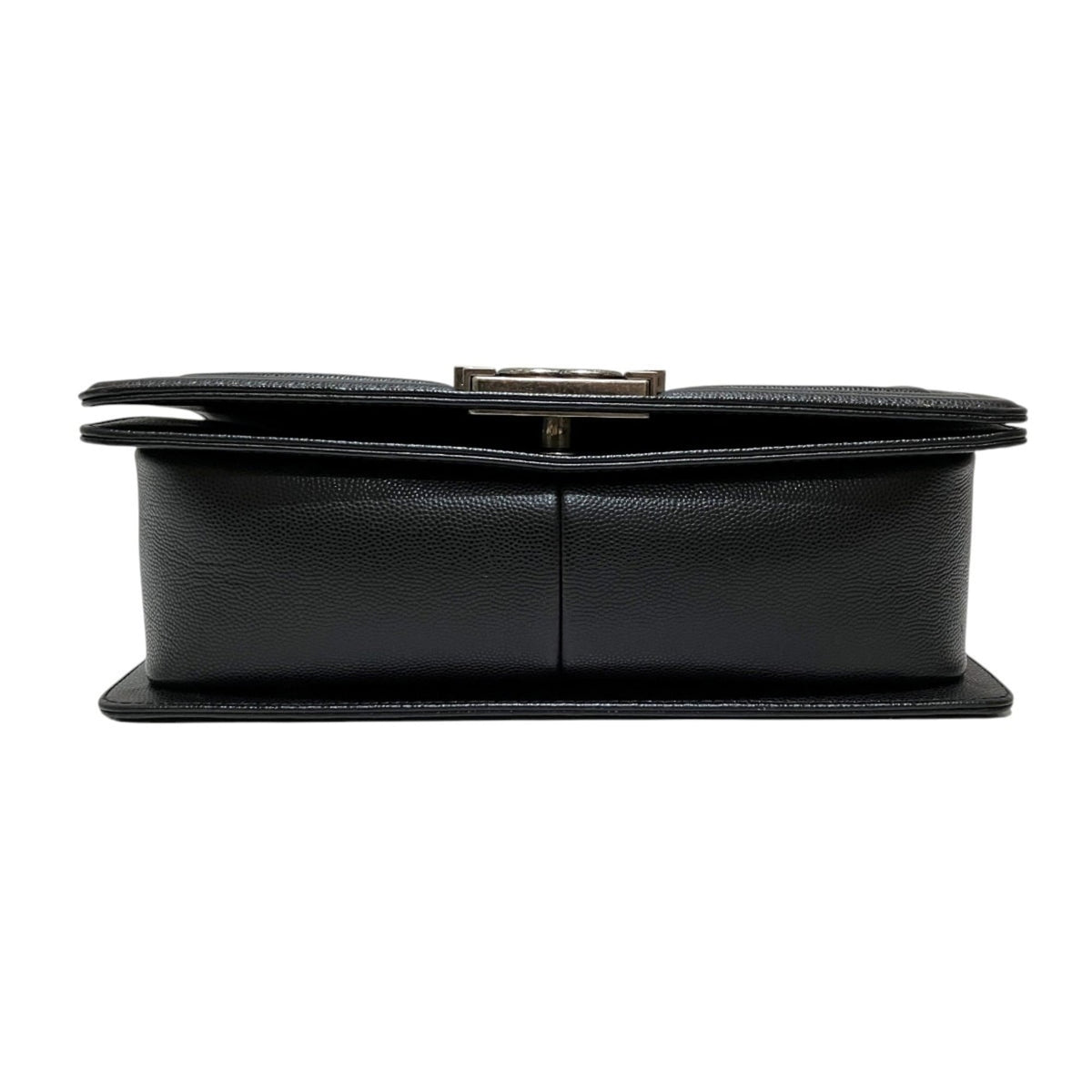 Chanel Black Grained Calfskin Shoulder Bag (Pre-Owned)