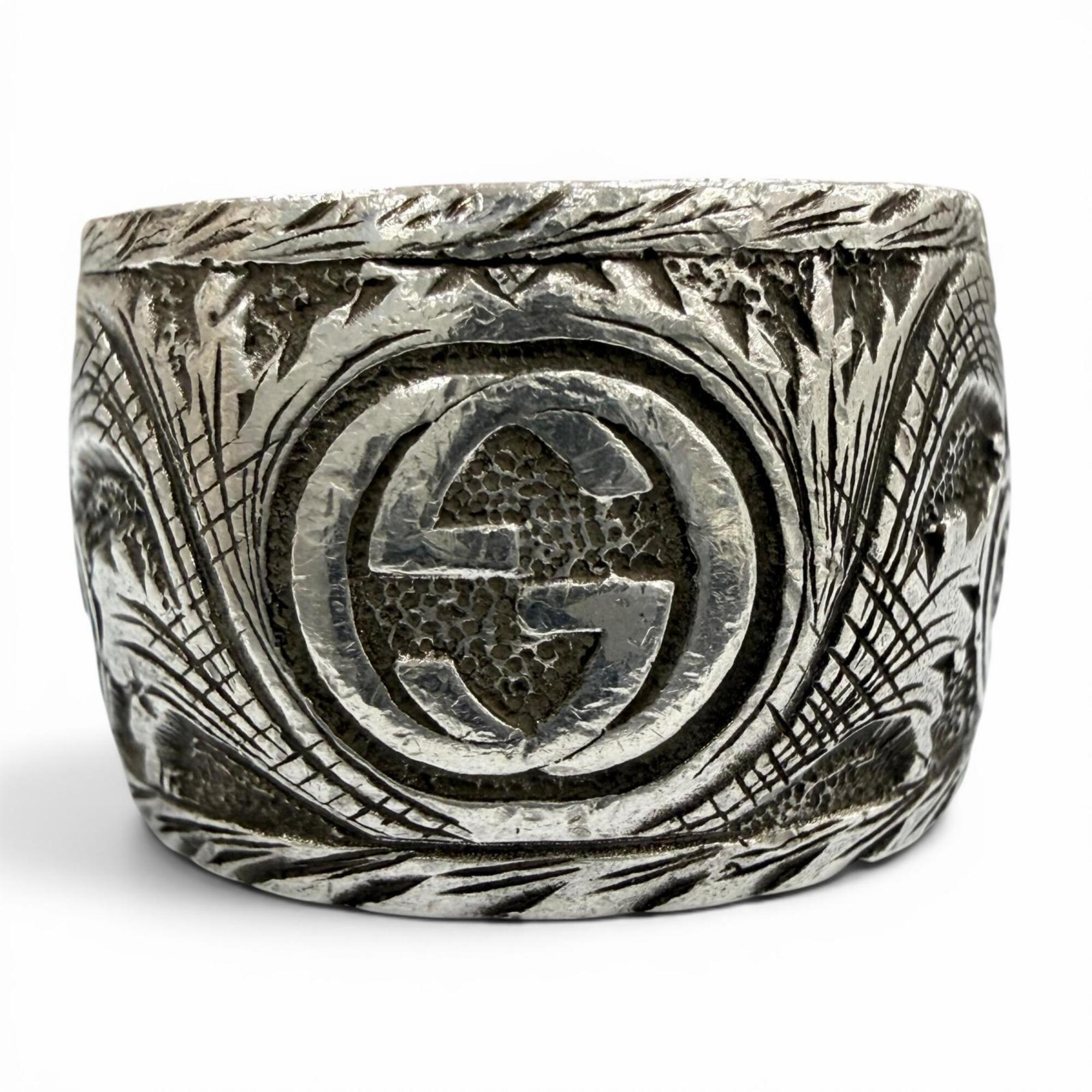 Gucci Silver Silver 925 Band Ring (Pre-Owned)