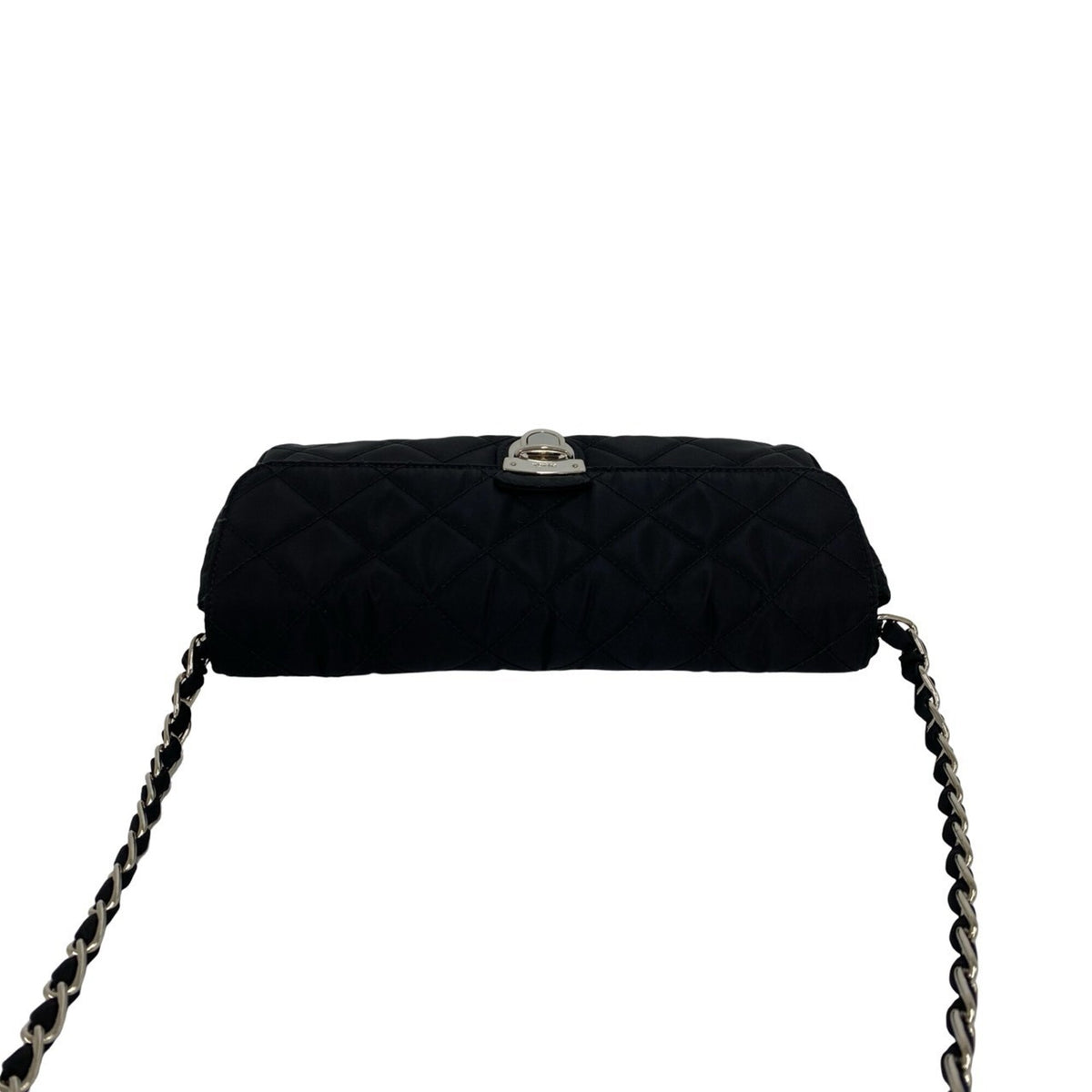 Prada Black Nylon Pochette Shoulder Bag (Pre-Owned)