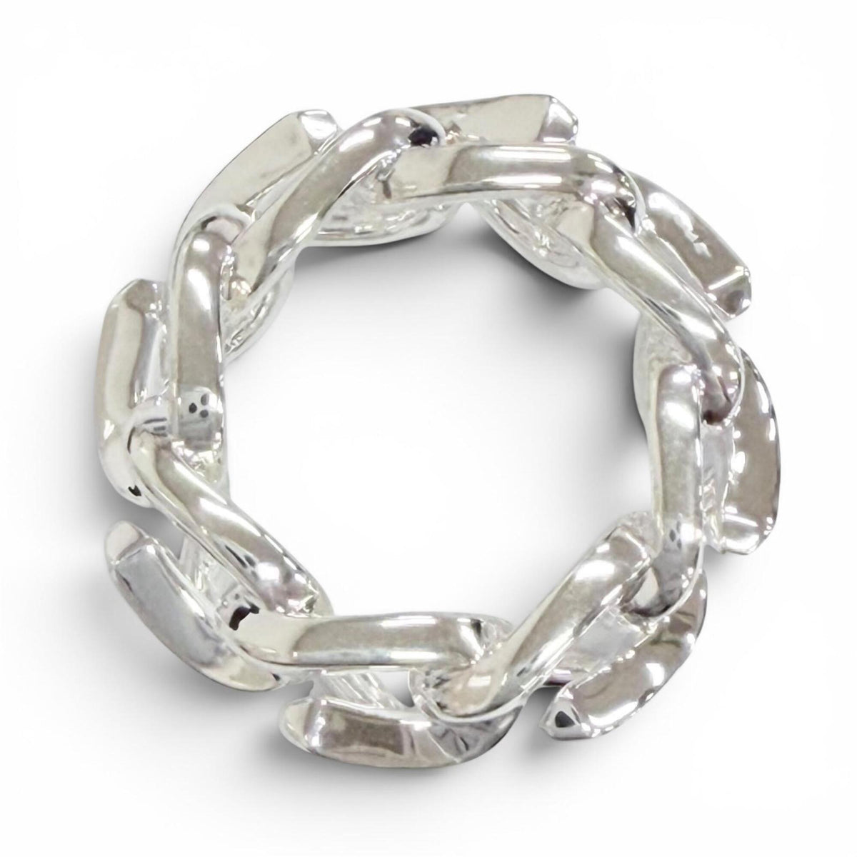 Tiffany Silver Silver 925 Band Ring (Pre-Owned)