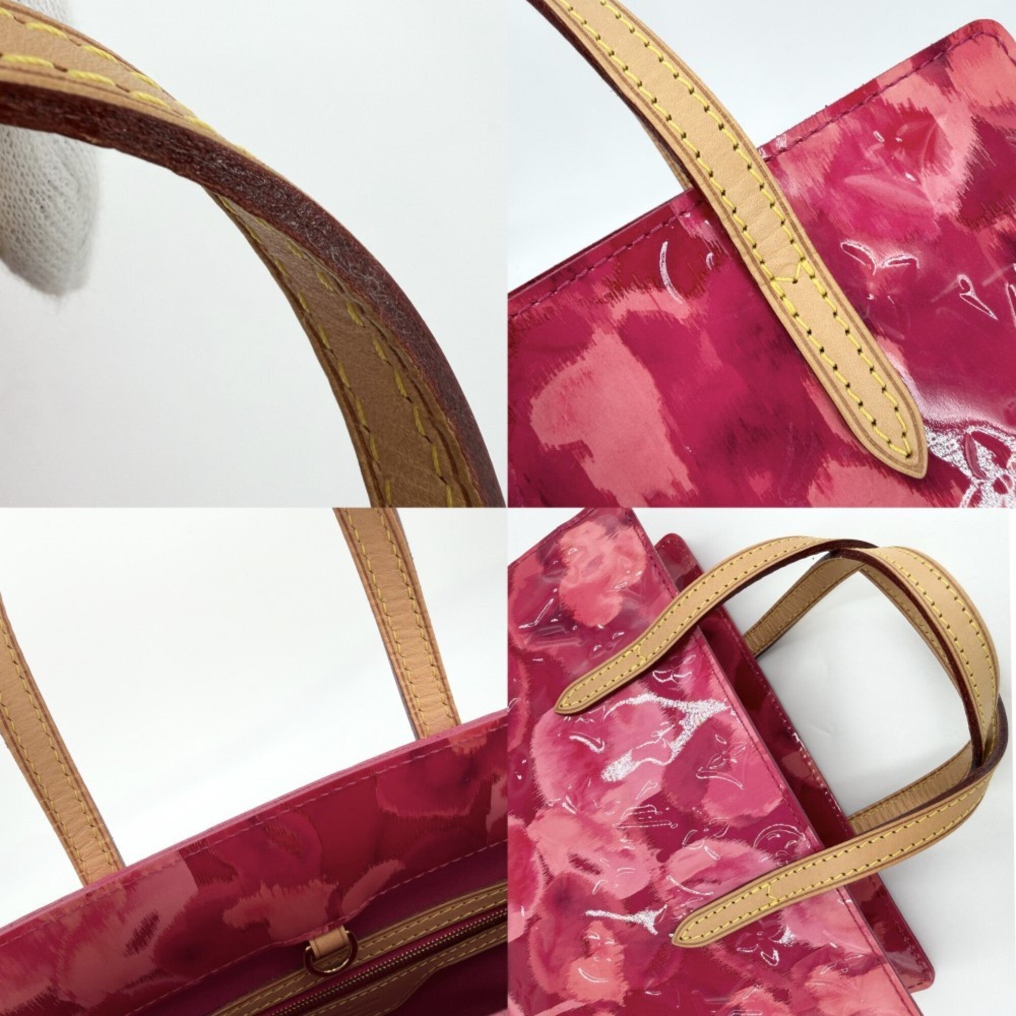 Louis Vuitton Pink Monogram Vernis Handbag (Pre-Owned)