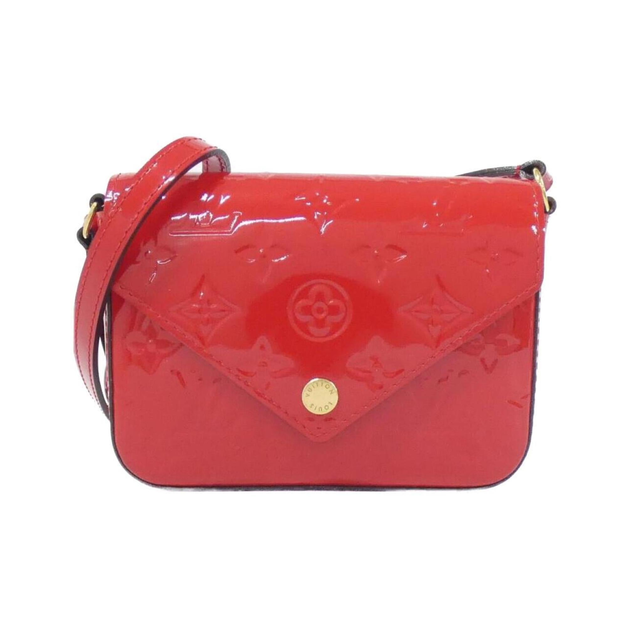 Louis Vuitton Cerise Red Color Leather Shoulder Bag (Pre-Owned)
