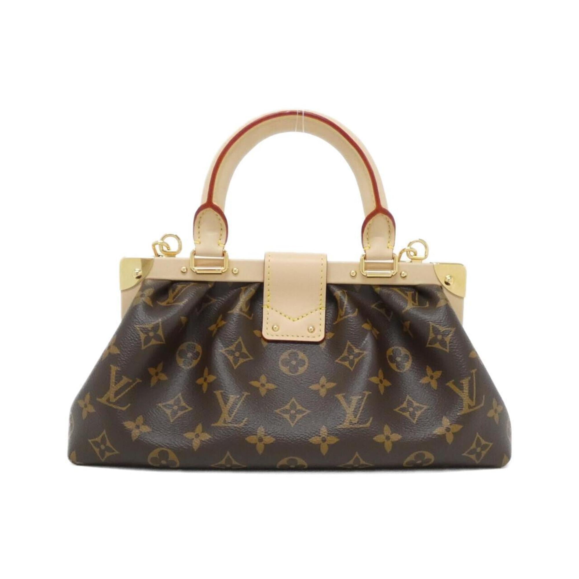 Louis Vuitton Marron Coated Canvas Handbag (Pre-Owned)