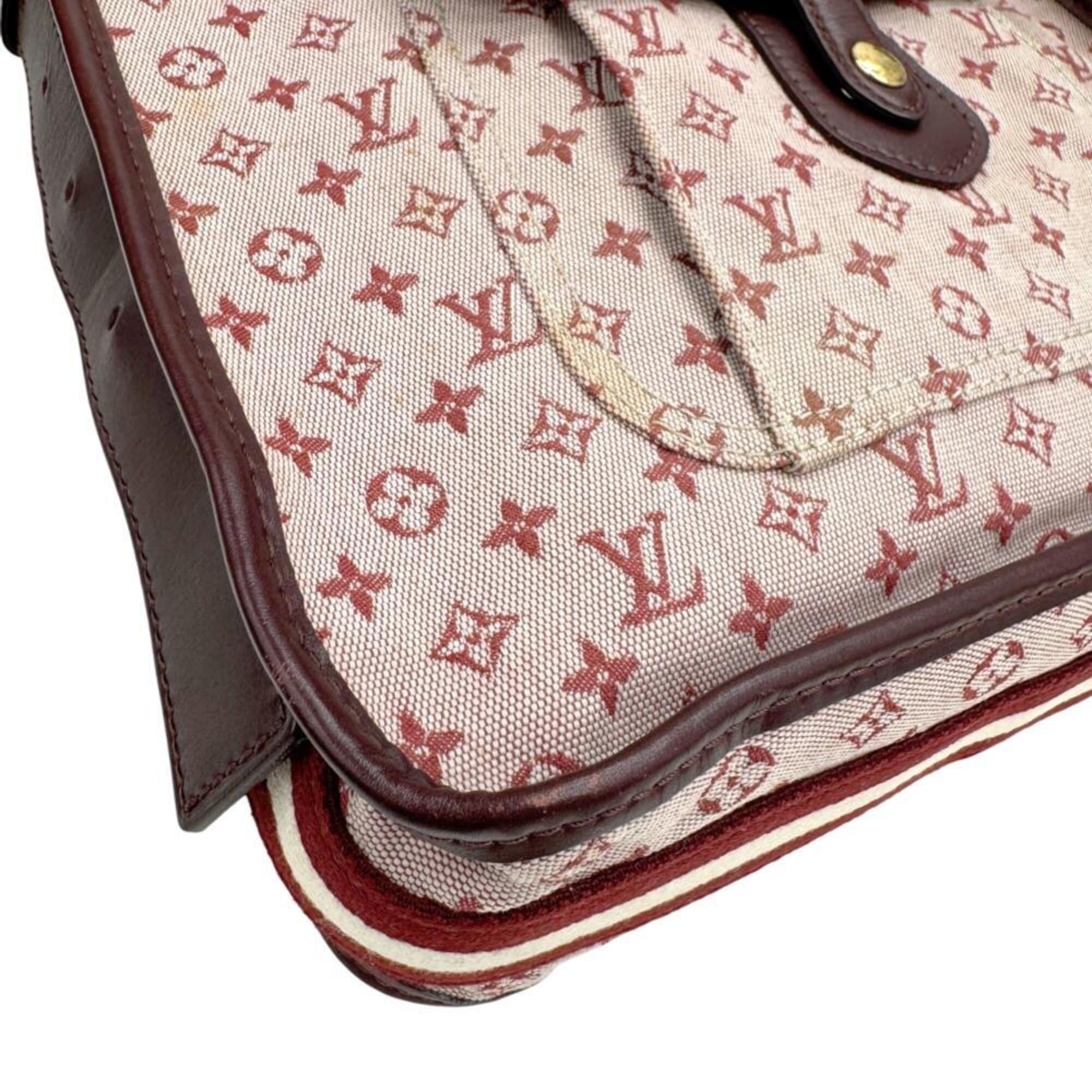 Louis Vuitton Cerise Canvas Leather Shoulder Bag (Pre-Owned)