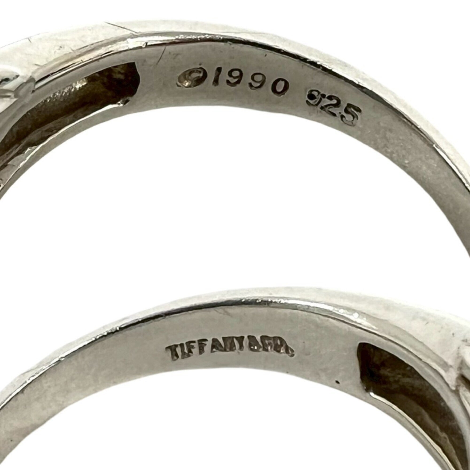 Tiffany Silver Silver 925 Band Ring (Pre-Owned)
