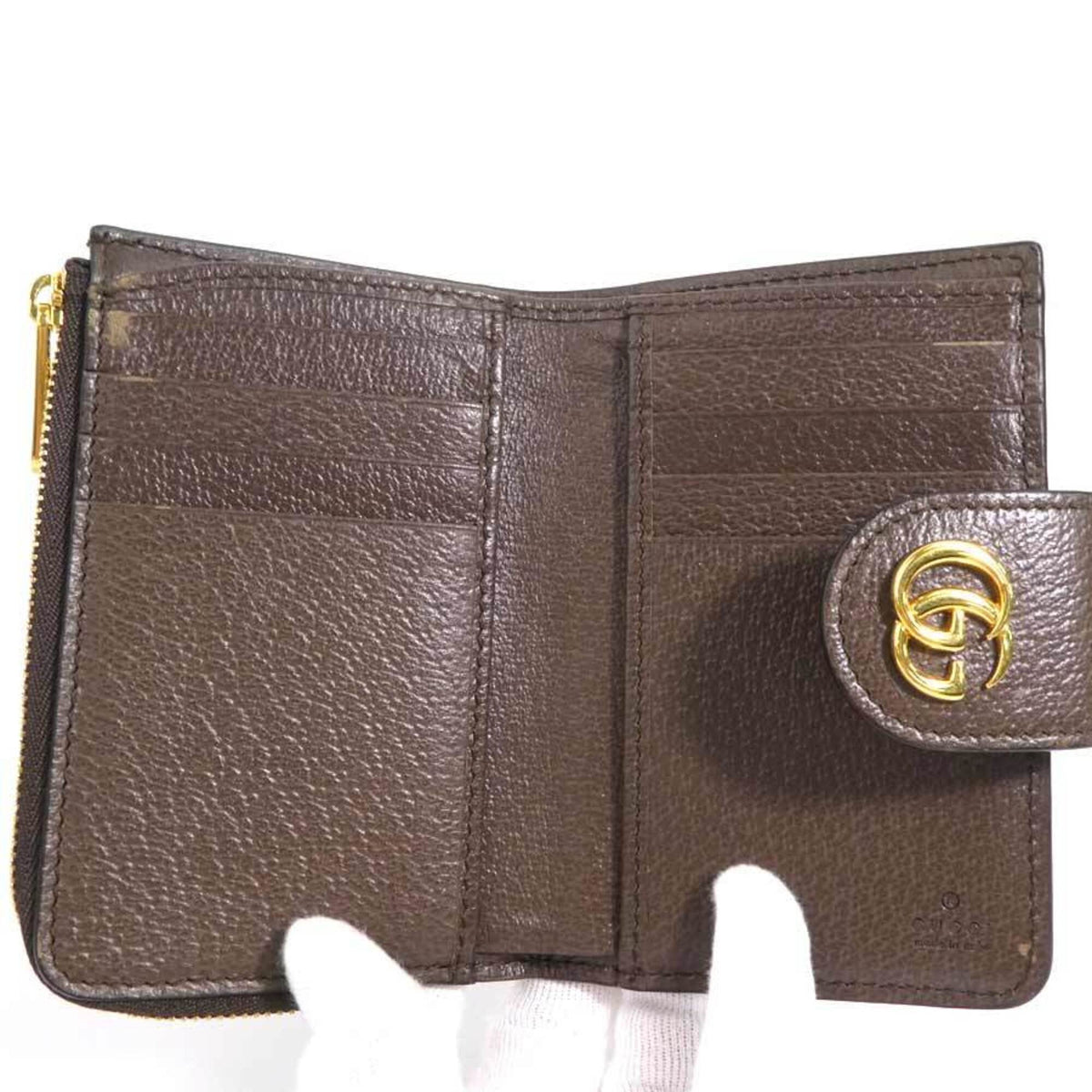 Gucci Brown Gg Supreme Wallet (Bi-Fold) (Pre-Owned)