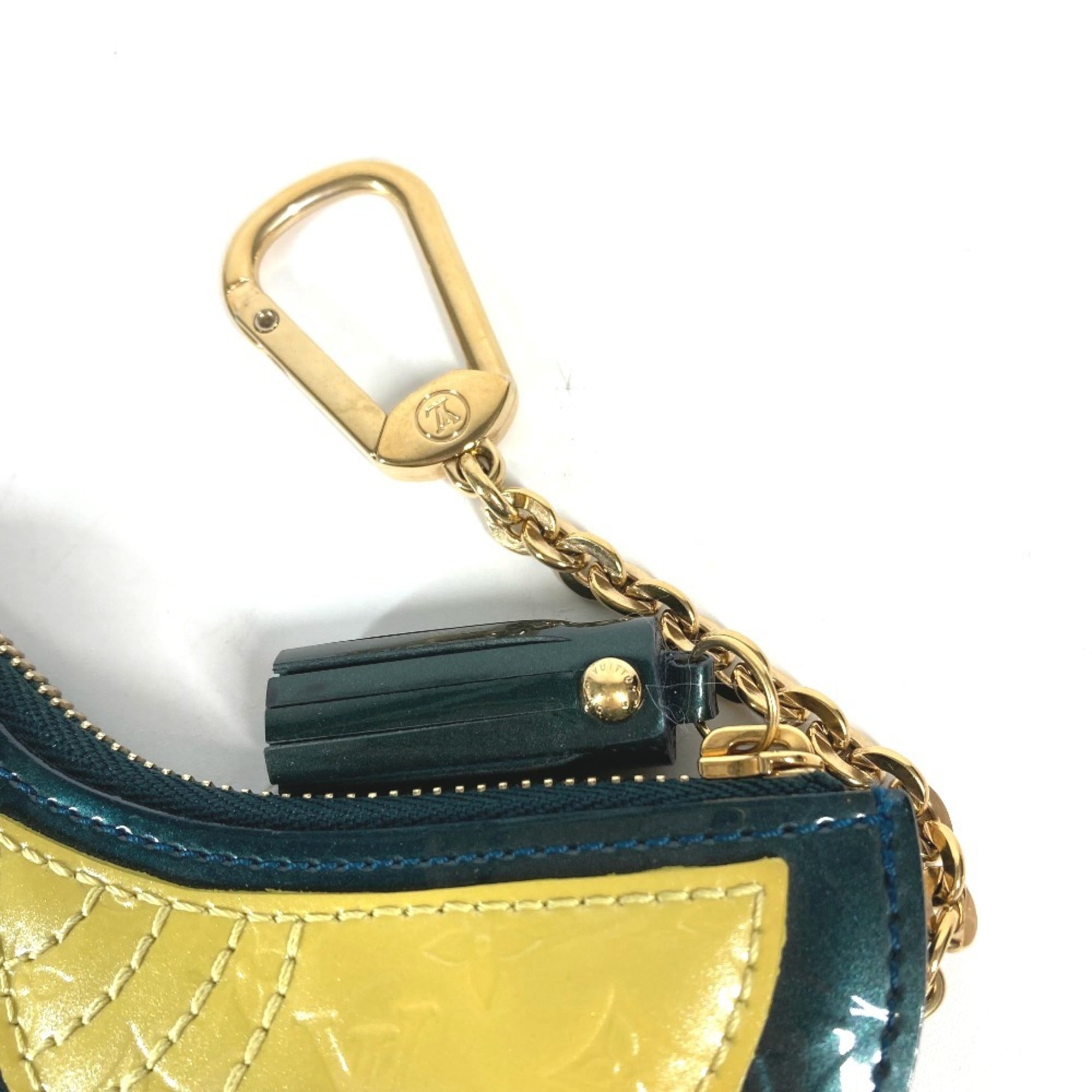Louis Vuitton Monogram Vernis Blue Nuit Monogram Vernis Coin Purse/Coin Case (Pre-Owned)