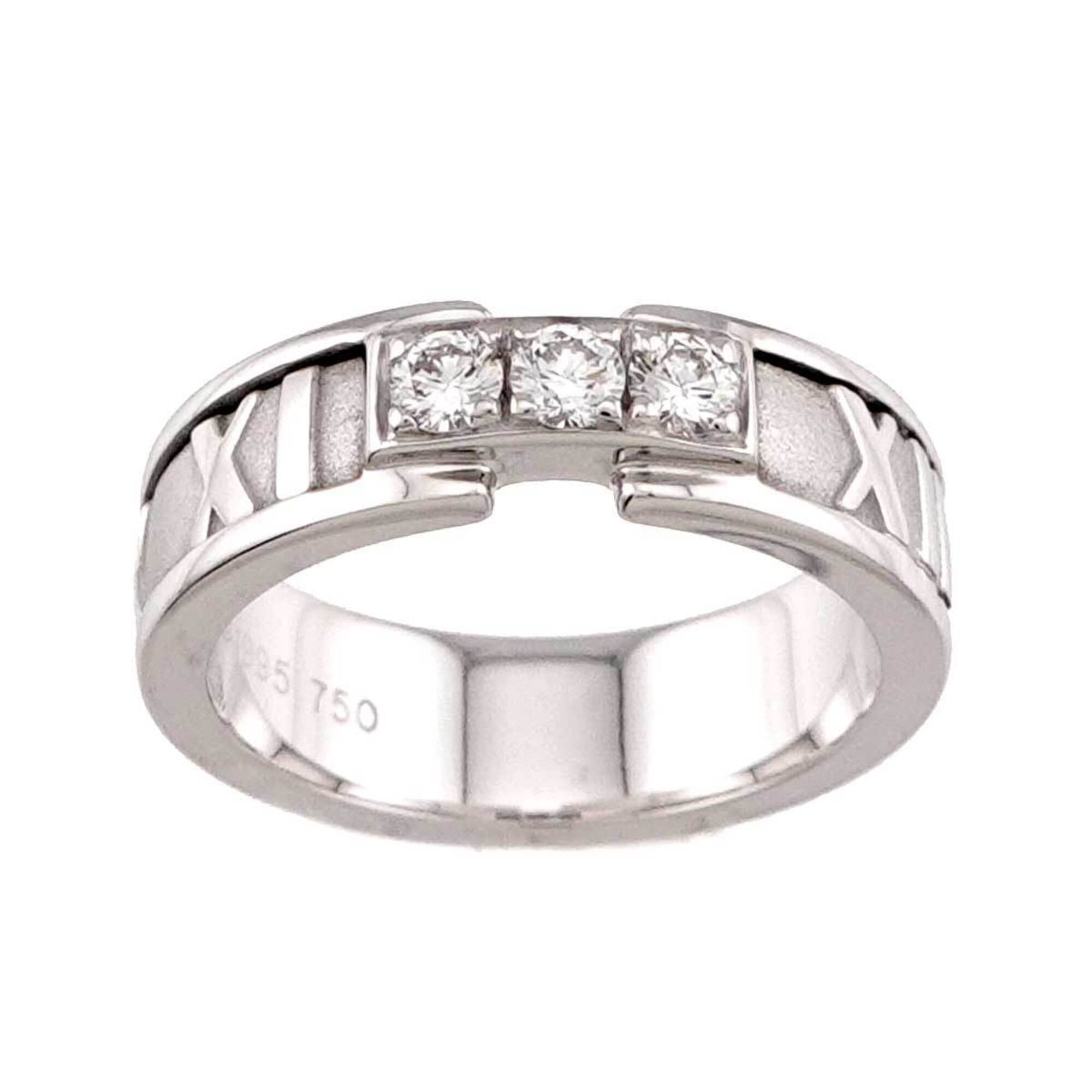 Tiffany White Gold (18K) Band Ring (Pre-Owned)