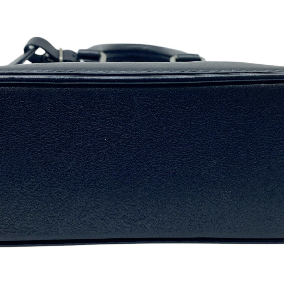 Louis Vuitton Black Leather Handbag Shoulder Bag (Pre-Owned)