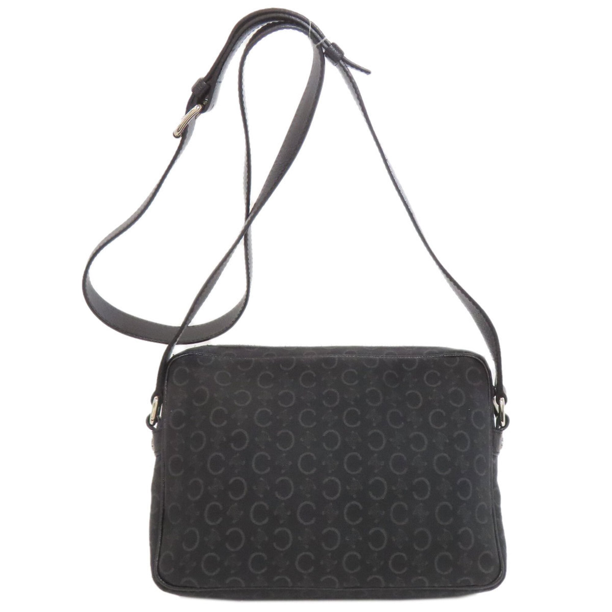 Celine Black Canvas Shoulder Bag (Pre-Owned)