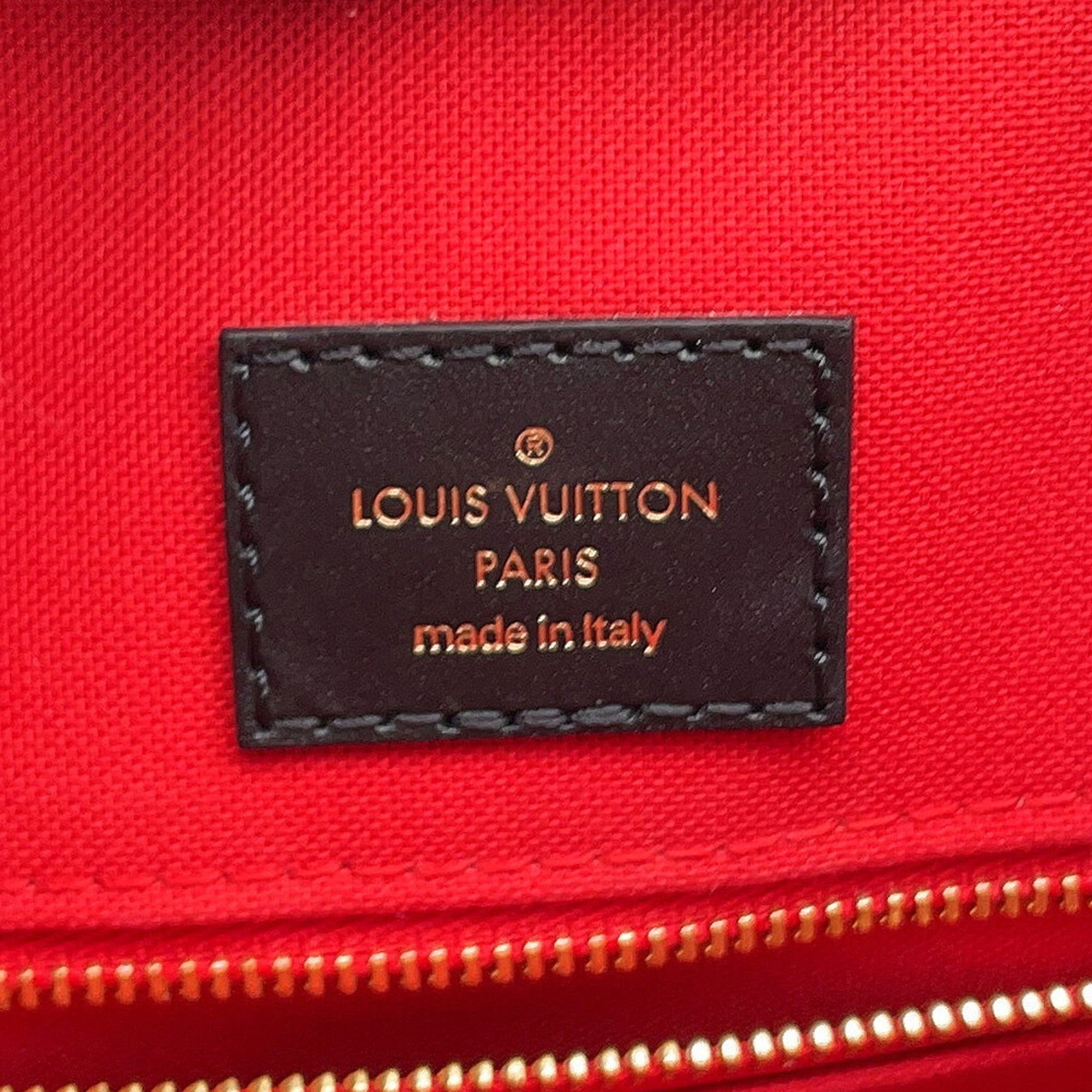 Louis Vuitton Monogram Reverse Red Color Monogram Reverse Handbag Shoulder Bag Tote Bag (Pre-Owned)