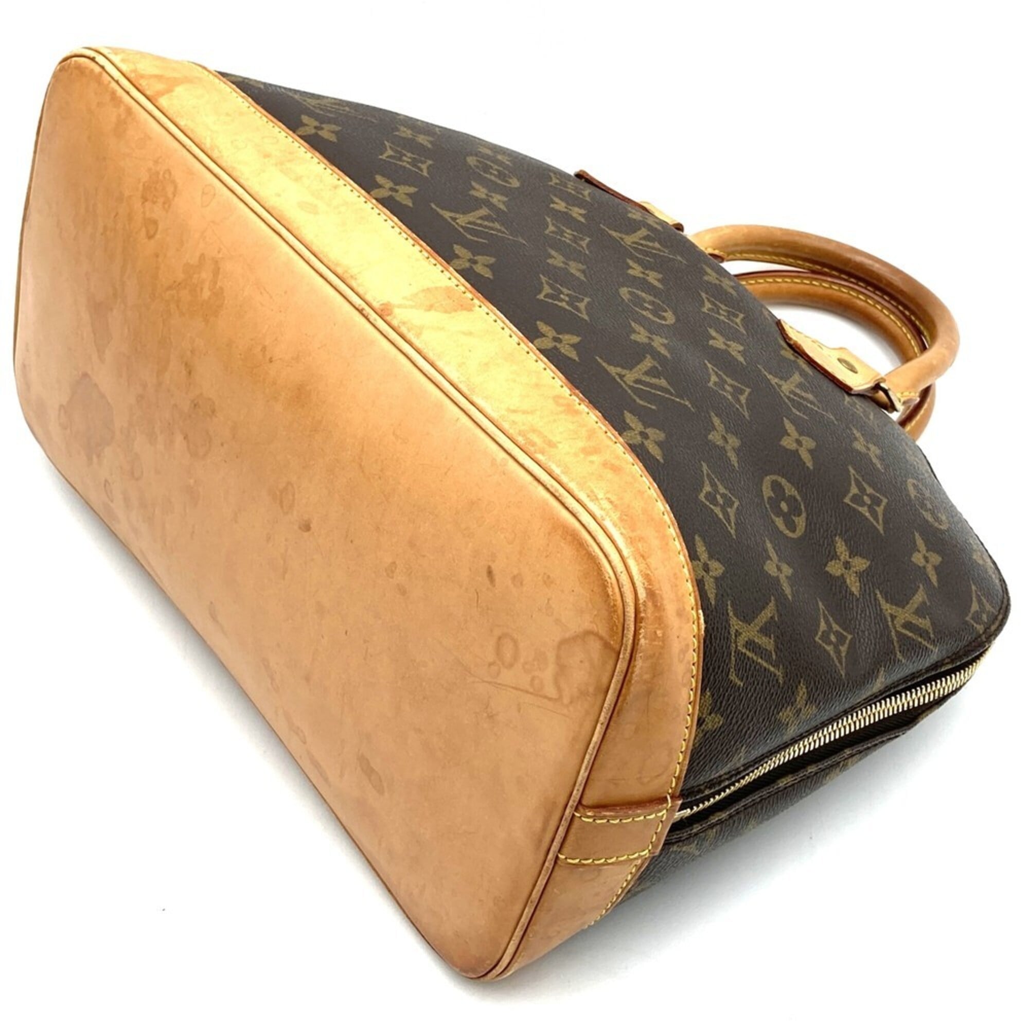 Louis Vuitton Brown Monogram Canvas Handbag (Pre-Owned)