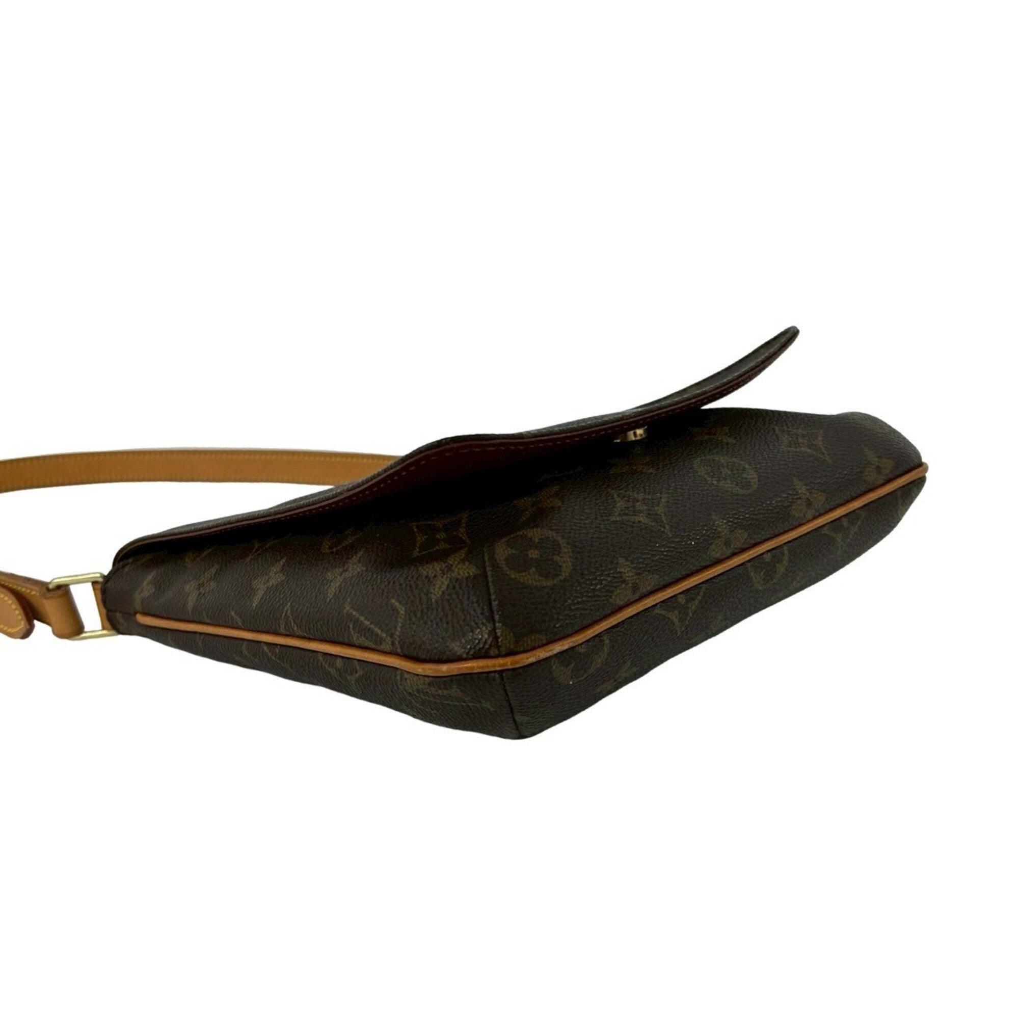Louis Vuitton Brown Leather Pvc Shoulder Bag (Pre-Owned)