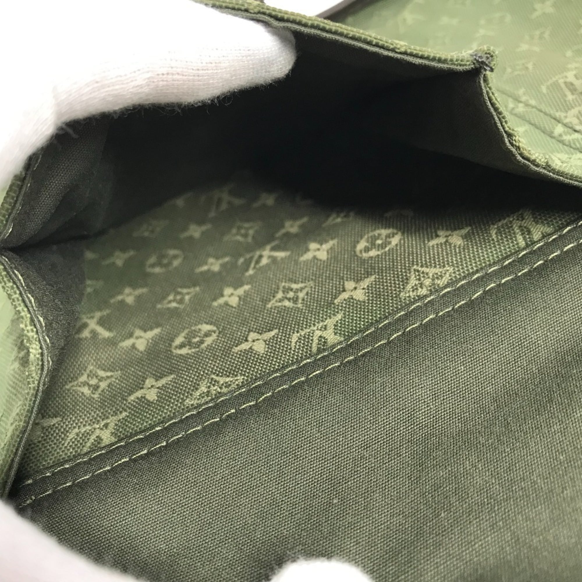Louis Vuitton Khaki Monogram Mini Shoulder Bag (Pre-Owned)