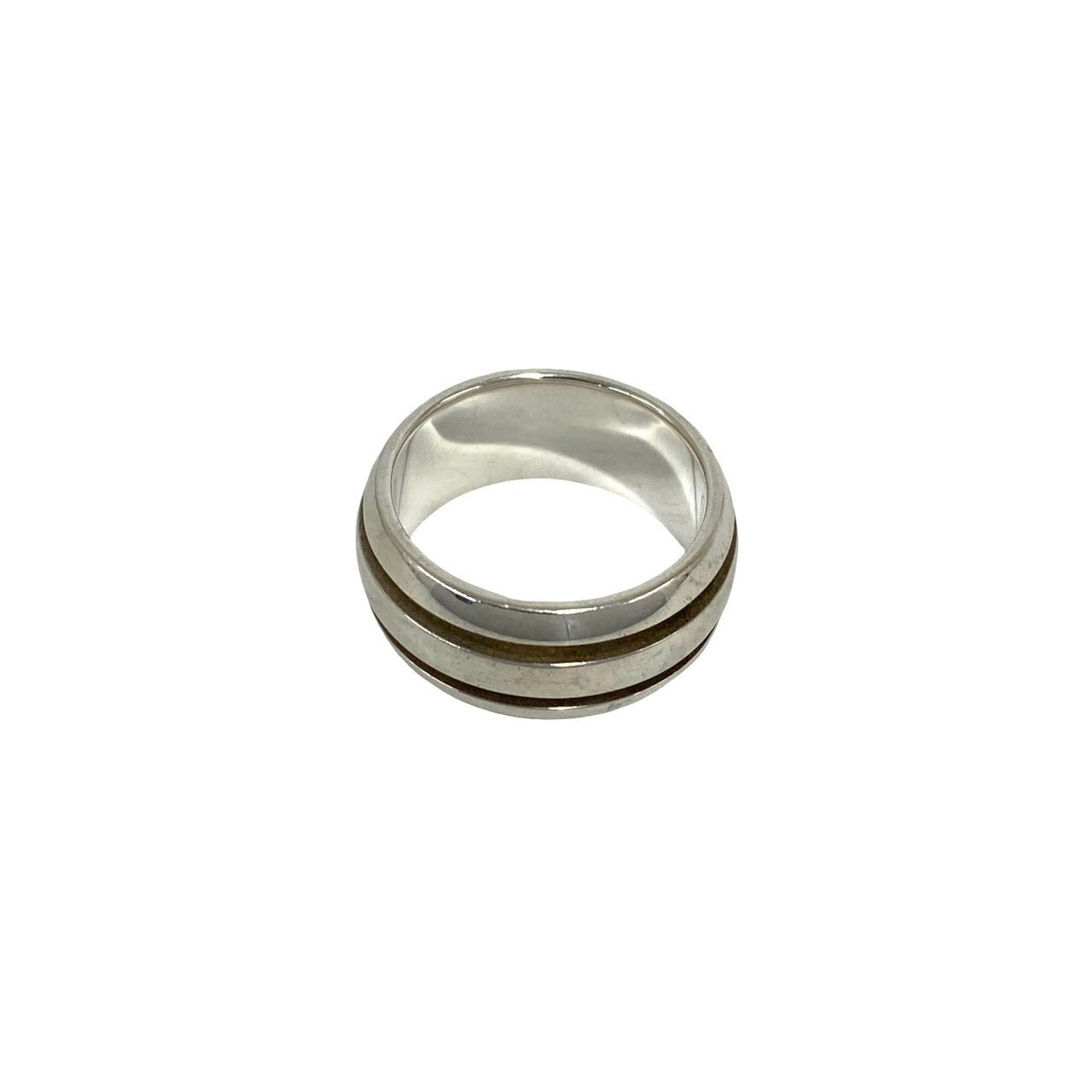 Tiffany Silver Silver 925 Band Ring (Pre-Owned)