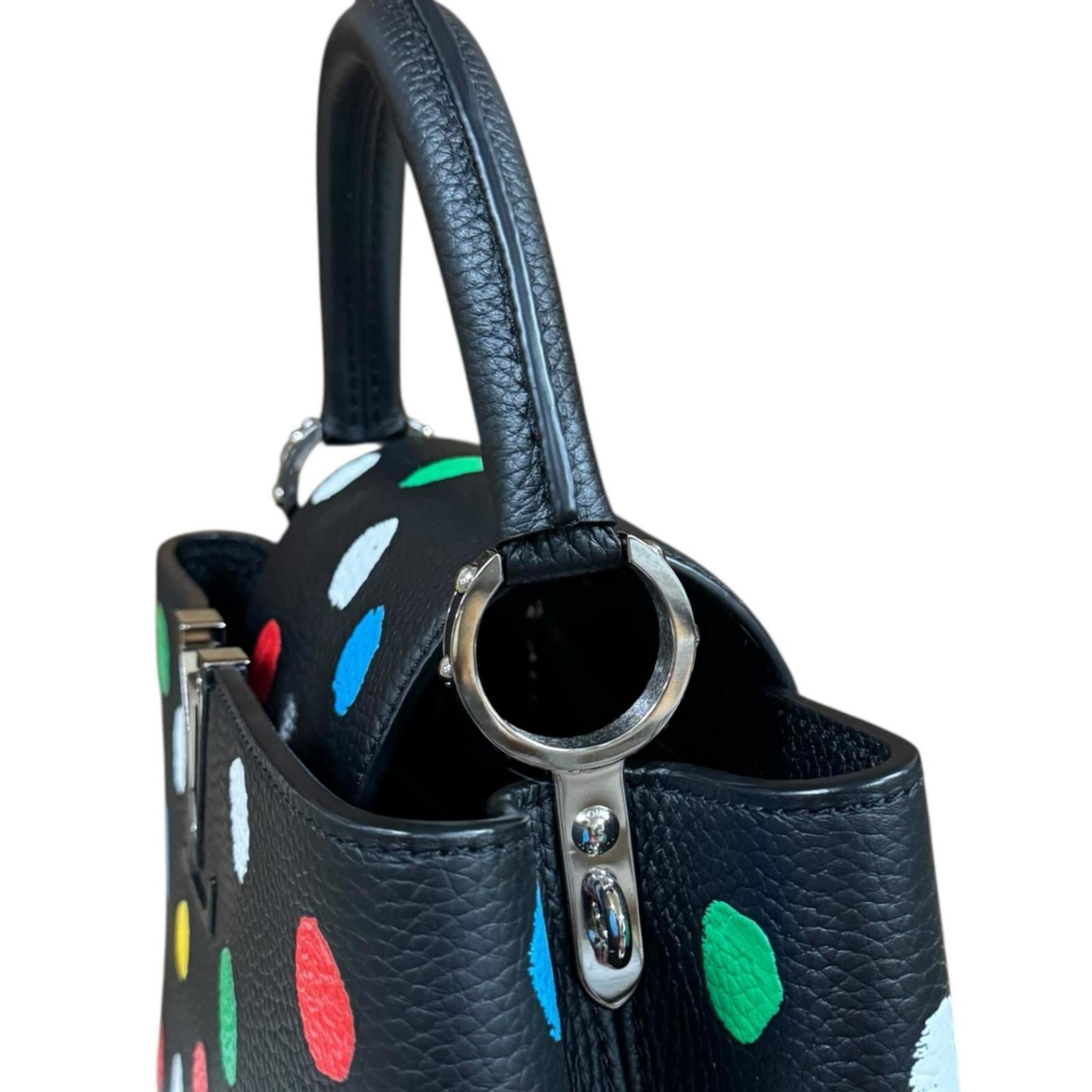 Louis Vuitton Black Multi-Color Leather Shoulder Bag (Pre-Owned)