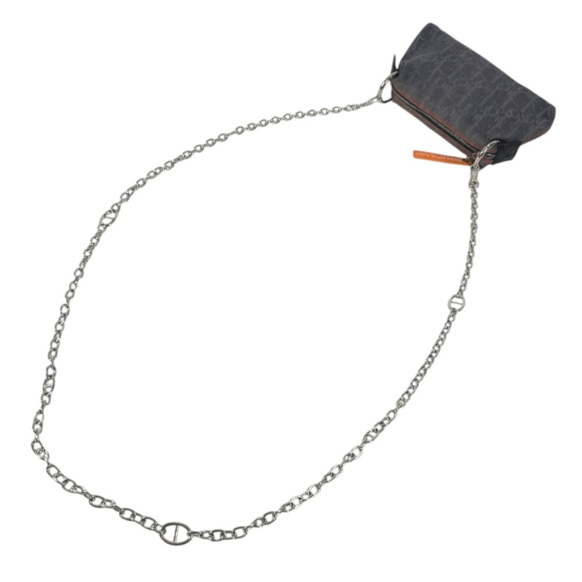 Christian Dior Navy Denim Pouch Shoulder Bag (Pre-Owned)