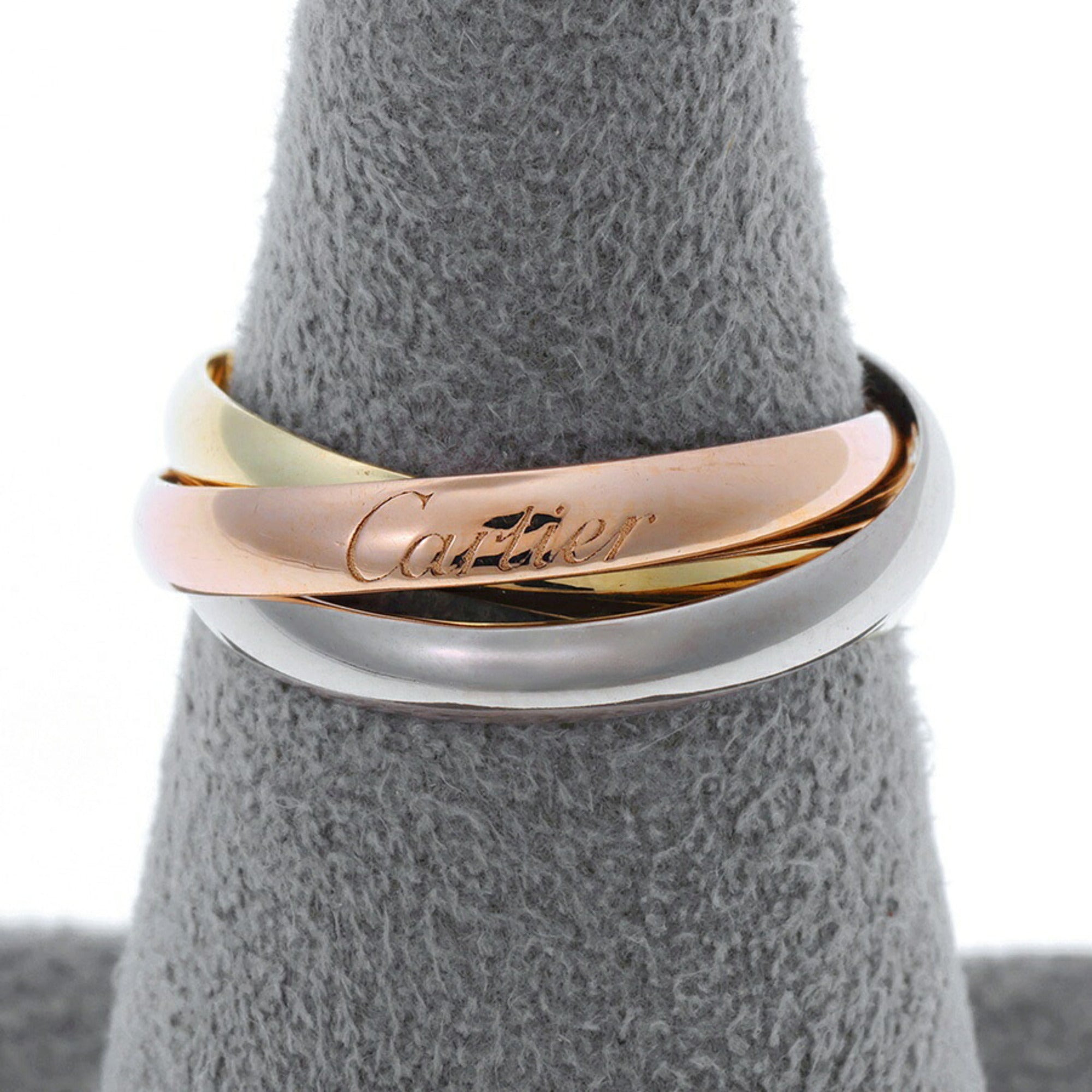 Cartier Pink Gold White Gold Yellow Gold Yellow Gold (18K) Pink Gold (18K) White Gold (18K) Band Ring (Pre-Owned)