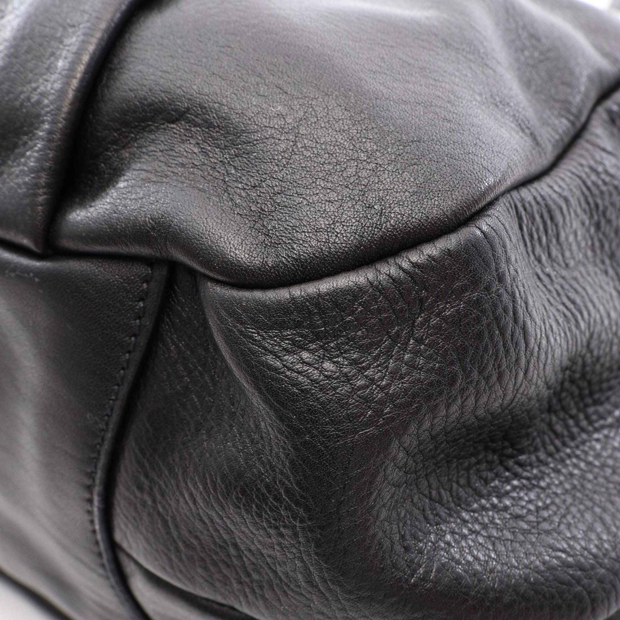 Prada Black Leather Handbag (Pre-Owned)