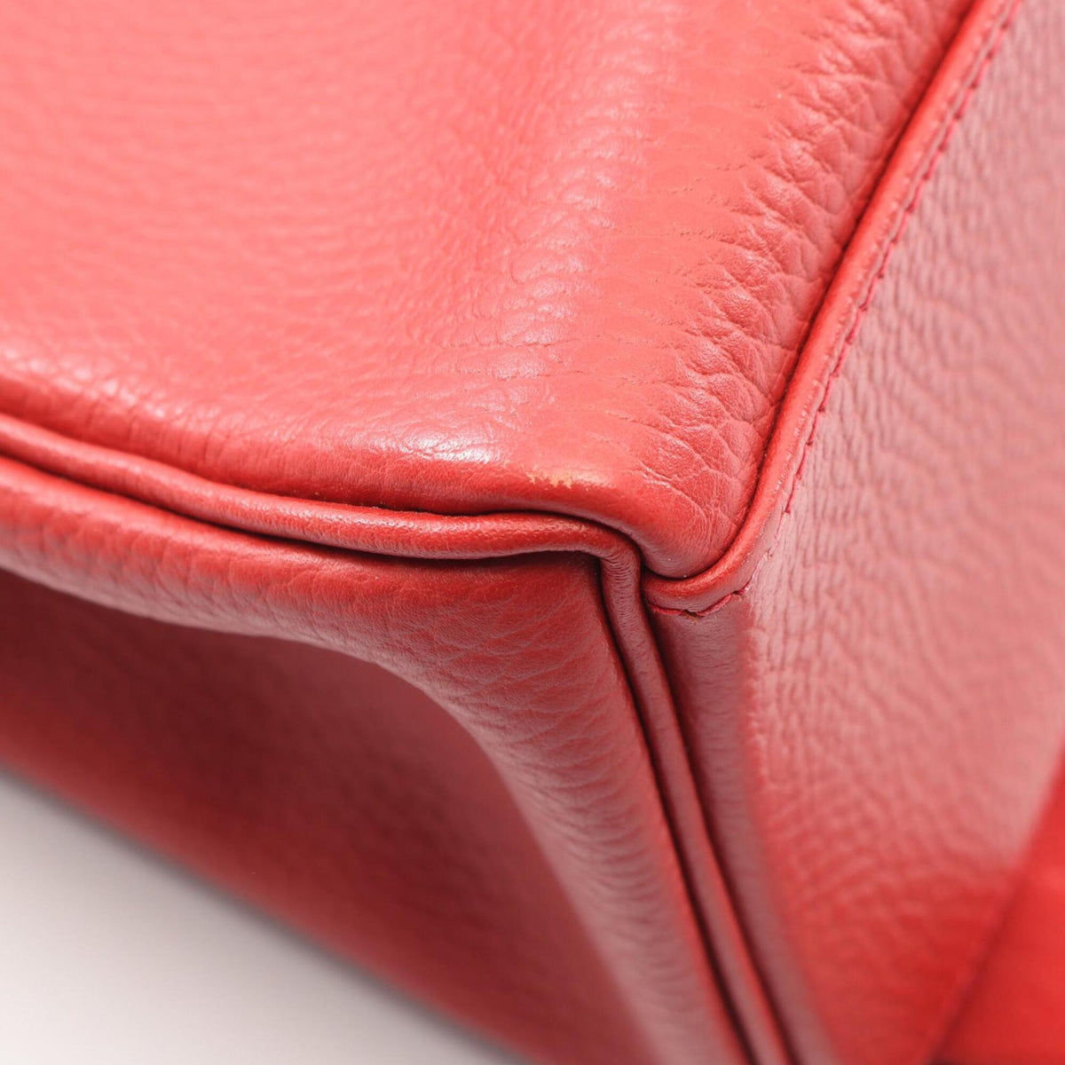 Hermes Red Color Ardennes Leather Backpack (Pre-Owned)
