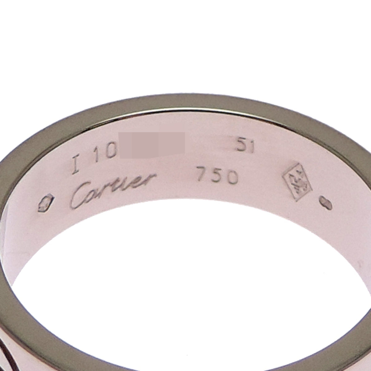 Cartier White Gold (18K) Band Ring (Pre-Owned)