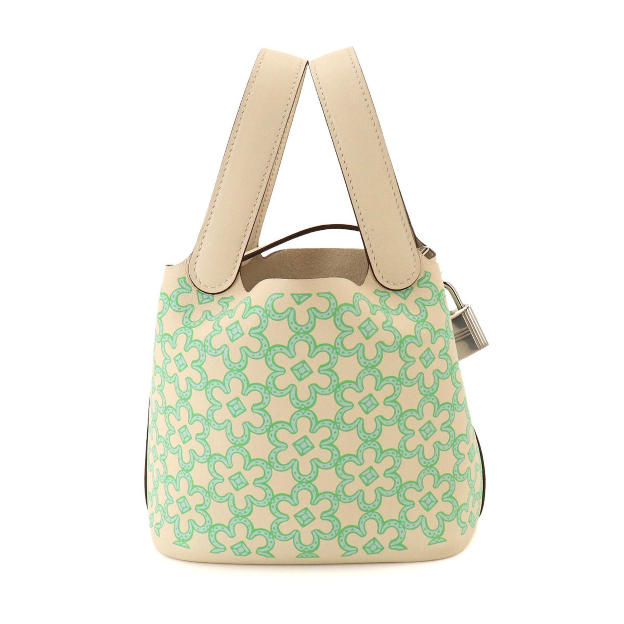 Hermes Vert Swift Leather Handbag (Pre-Owned)