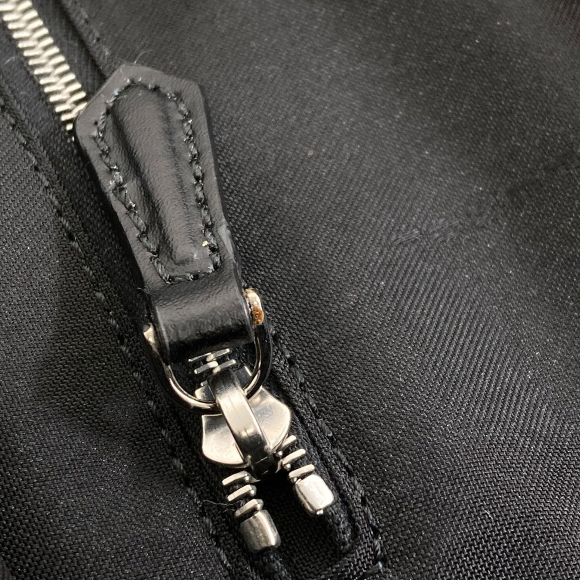 Fendi Black Leather Backpack (Pre-Owned)