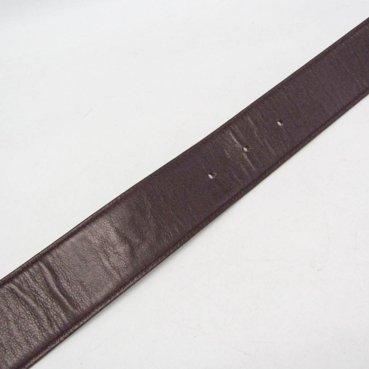 Chanel Burgundy Standard Belt (Pre-Owned)