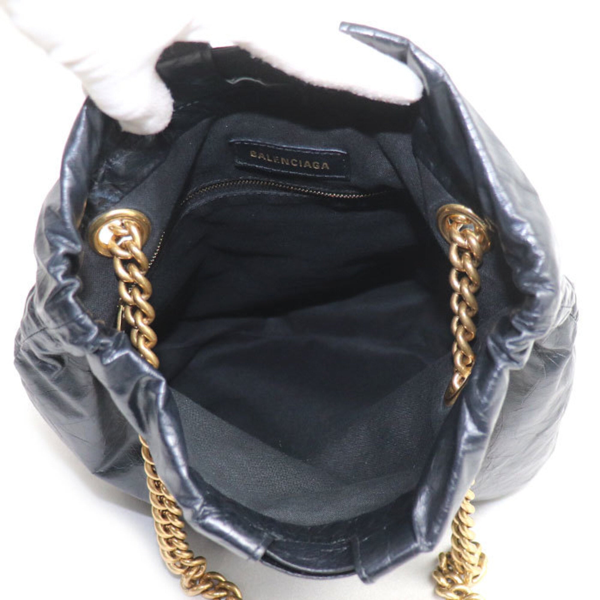 Balenciaga Black Leather Tote Bag (Pre-Owned)