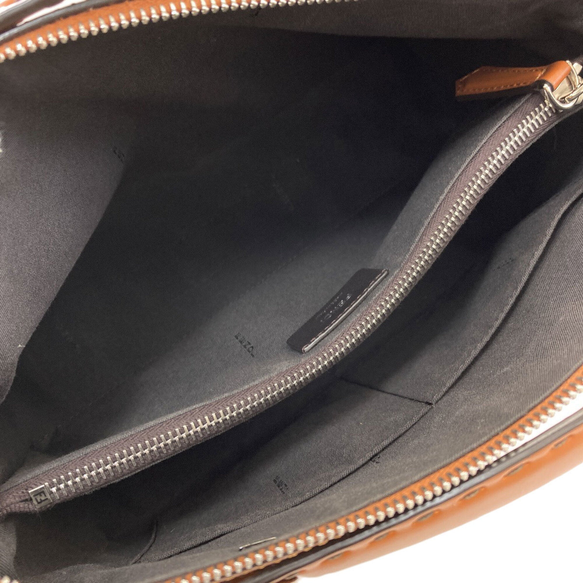 Fendi Brown Leather Handbag (Pre-Owned)
