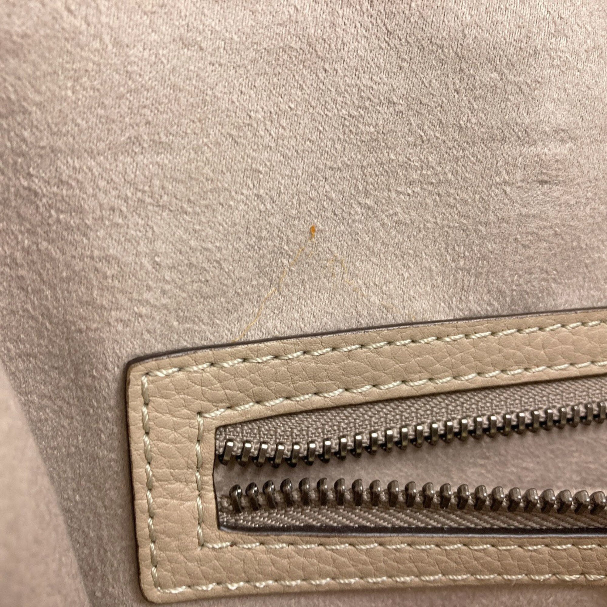 Celine Brown Leather Tote Bag (Pre-Owned)